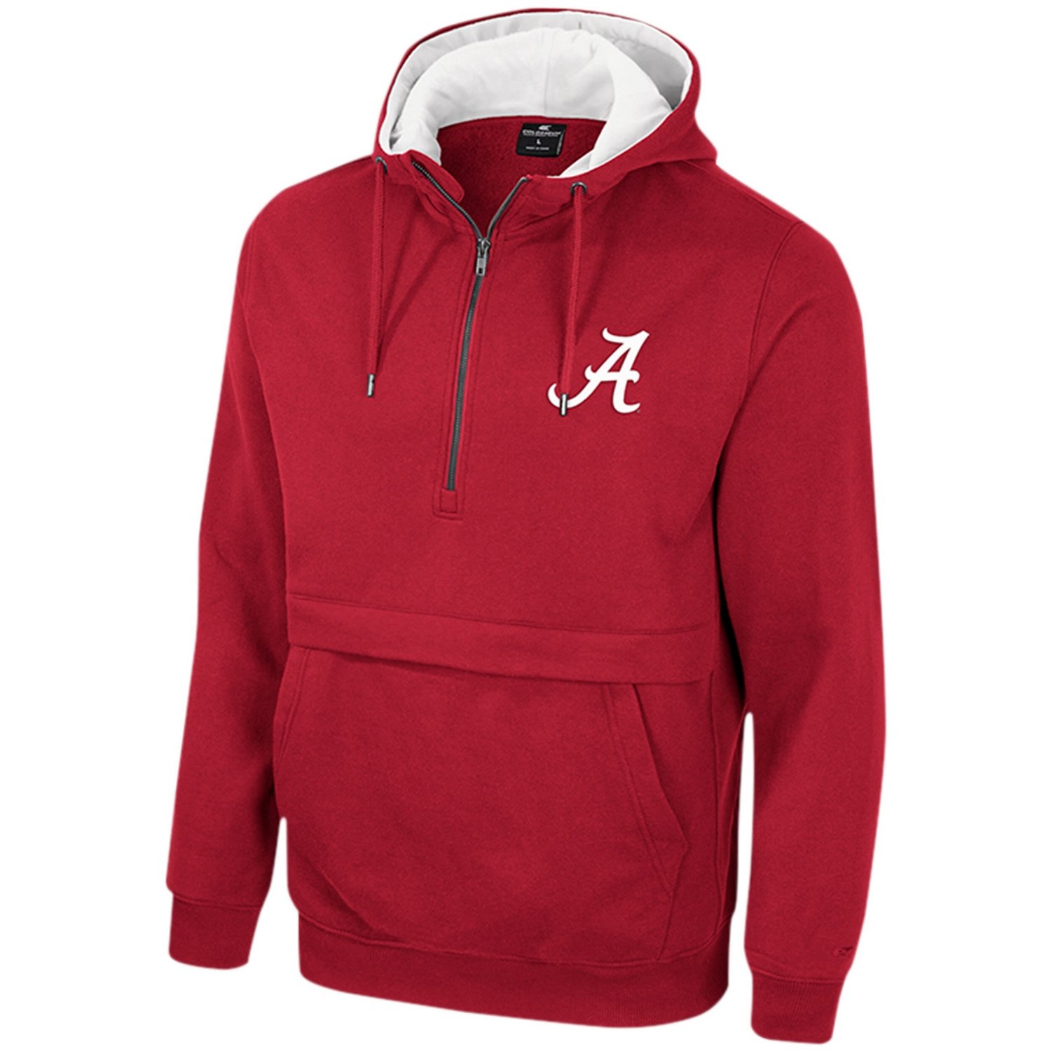 Colosseum Alabama Tide Half-Zip Hoodie                                                                                           - view number 2