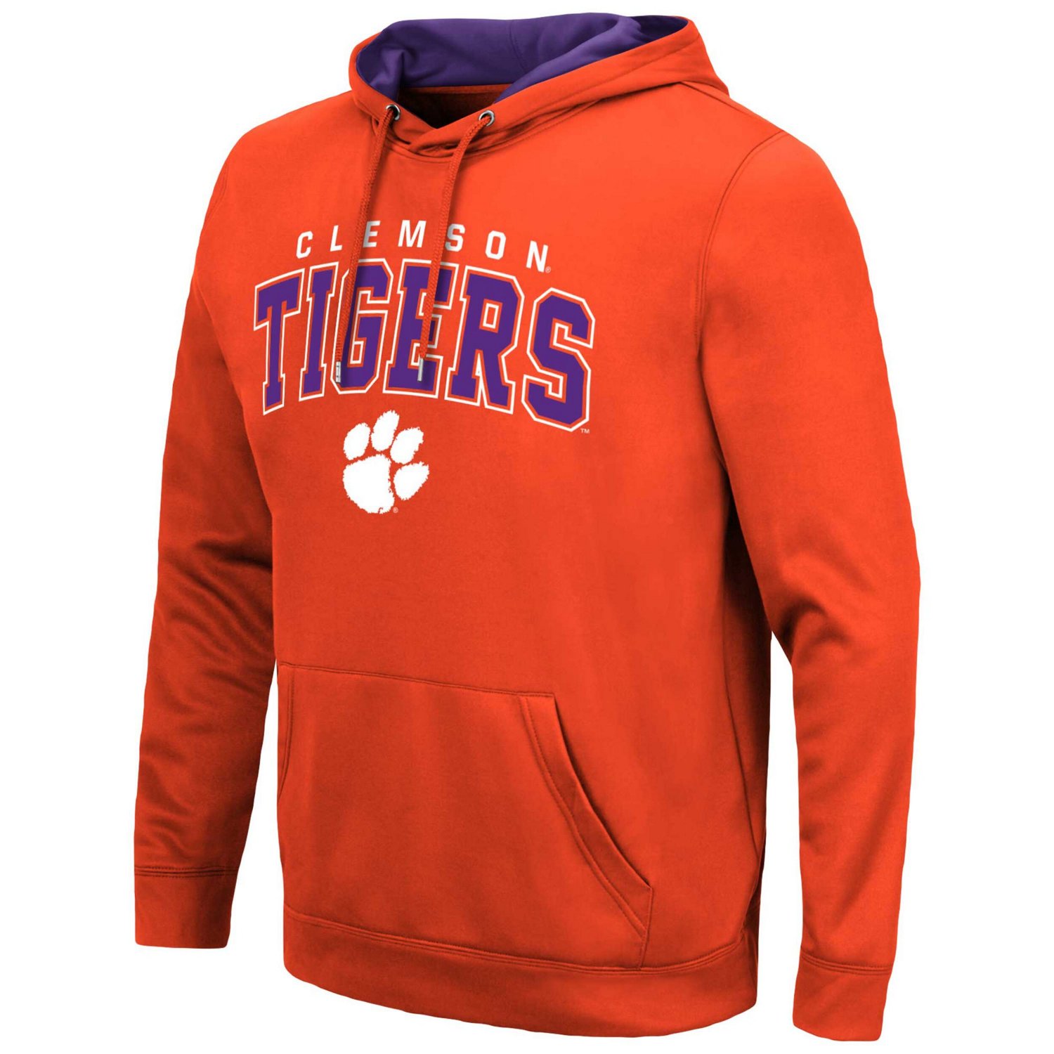 Colosseum Clemson Tigers Resistance Pullover Hoodie - view number 2