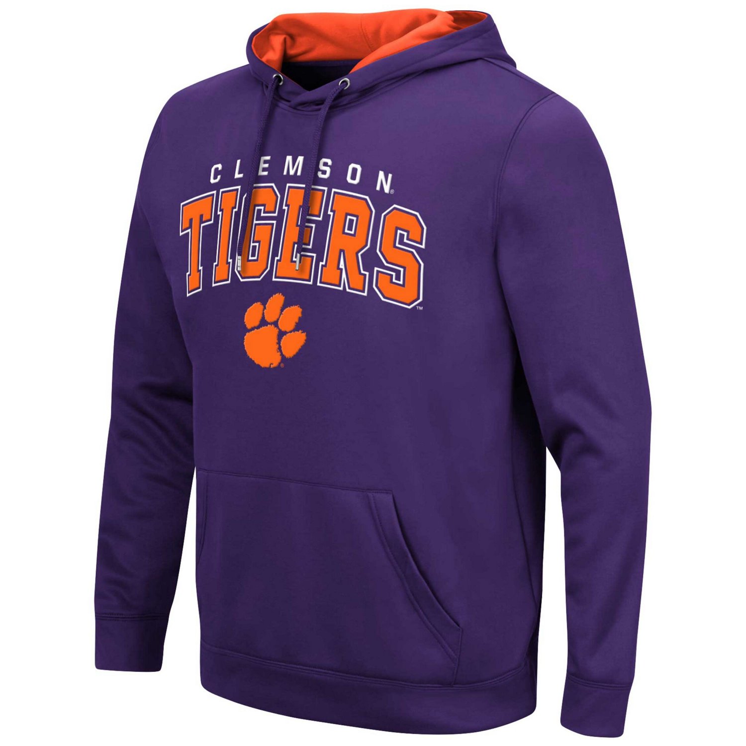 Colosseum Clemson Tigers Resistance Pullover Hoodie - view number 2