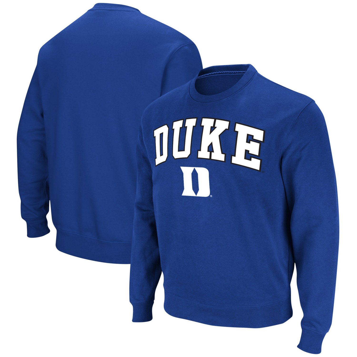 Colosseum Duke Blue Devils Arch Logo Pullover Sweatshirt Academy