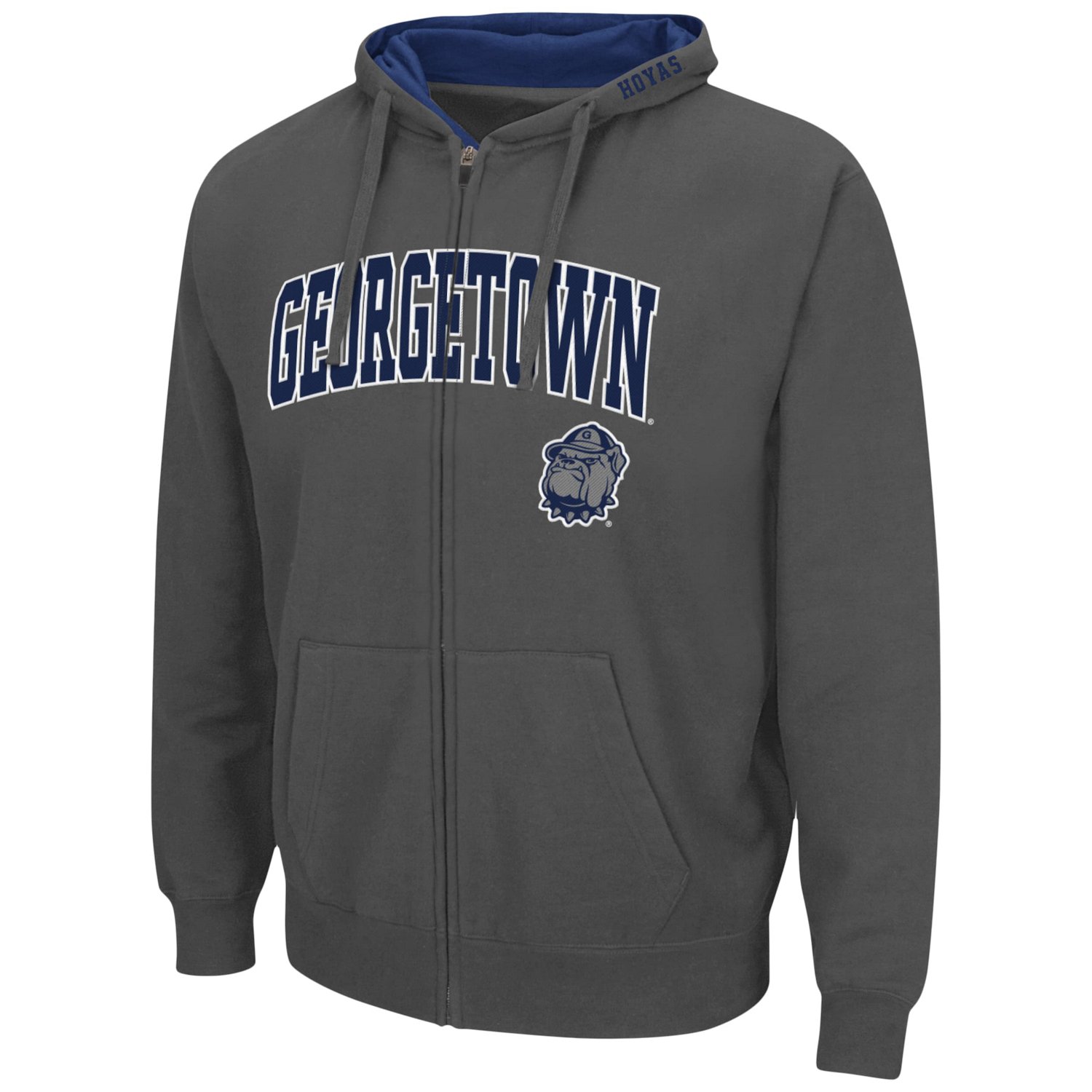 Colosseum Georgetown Hoyas Arch  Logo 30 Full-Zip Hoodie