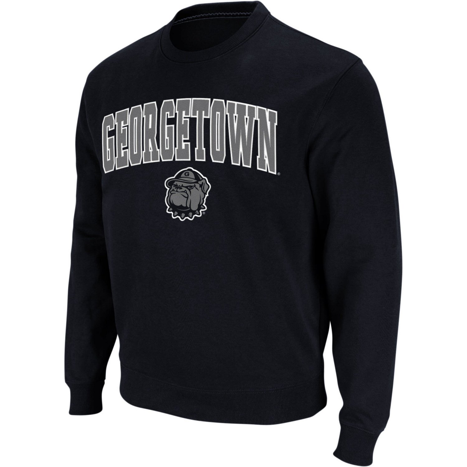 Colosseum Georgetown Hoyas Arch  Logo Crew Neck Sweatshirt