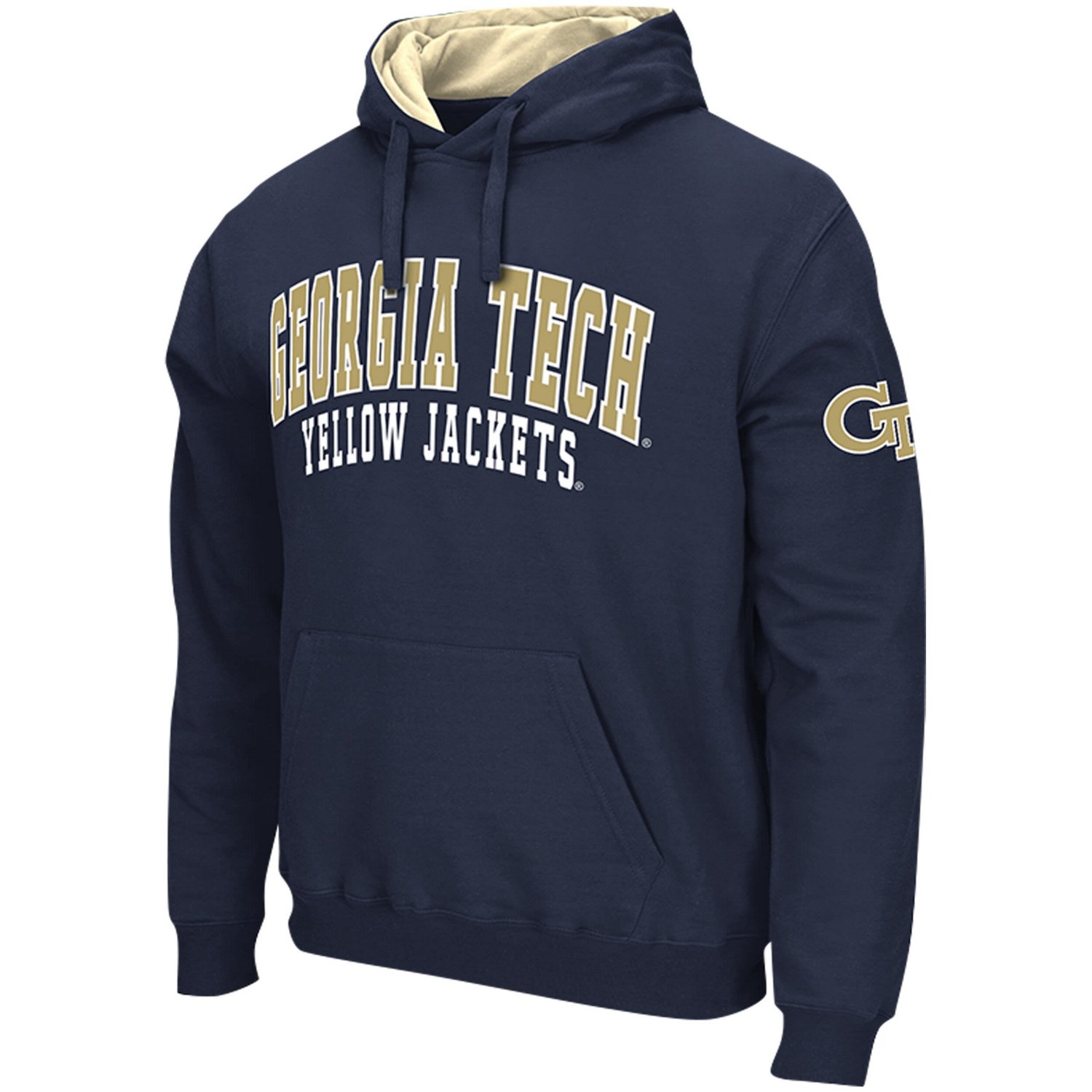 Colosseum Georgia Tech Yellow Jackets Double Arch Pullover Hoodie                                                                - view number 2