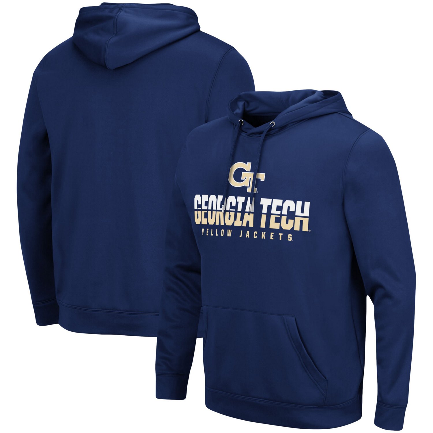 Colosseum Georgia Tech Yellow Jackets Lantern Pullover Hoodie