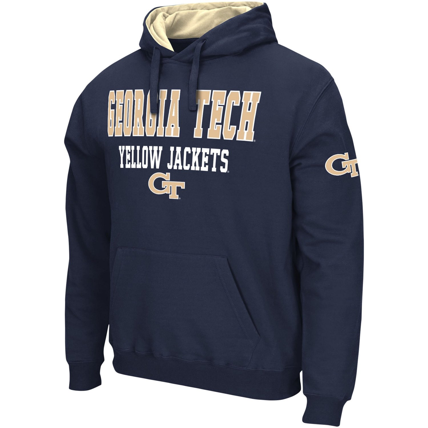 Colosseum Georgia Tech Yellow Jackets Sunrise Pullover Hoodie                                                                    - view number 2