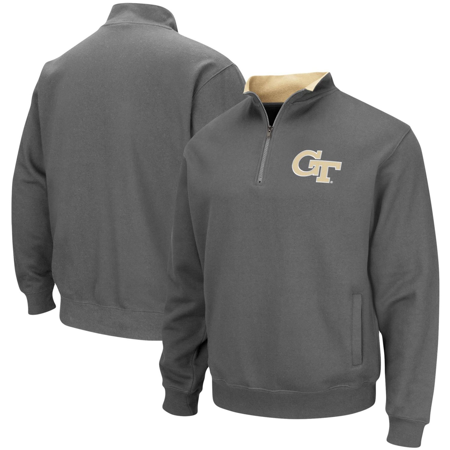 Colosseum Georgia Tech Yellow Jackets Tortugas Logo Quarter-Zip Pullover Jacket