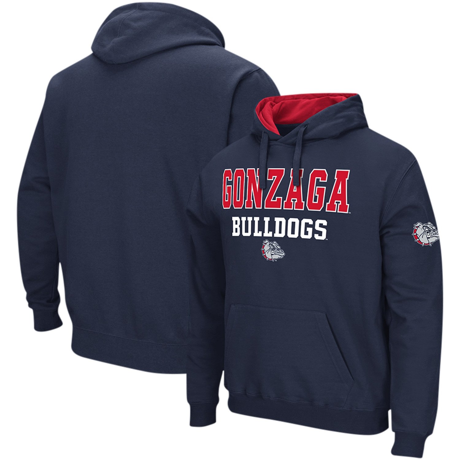 Colosseum Gonzaga Bulldogs Sunrise Pullover Hoodie