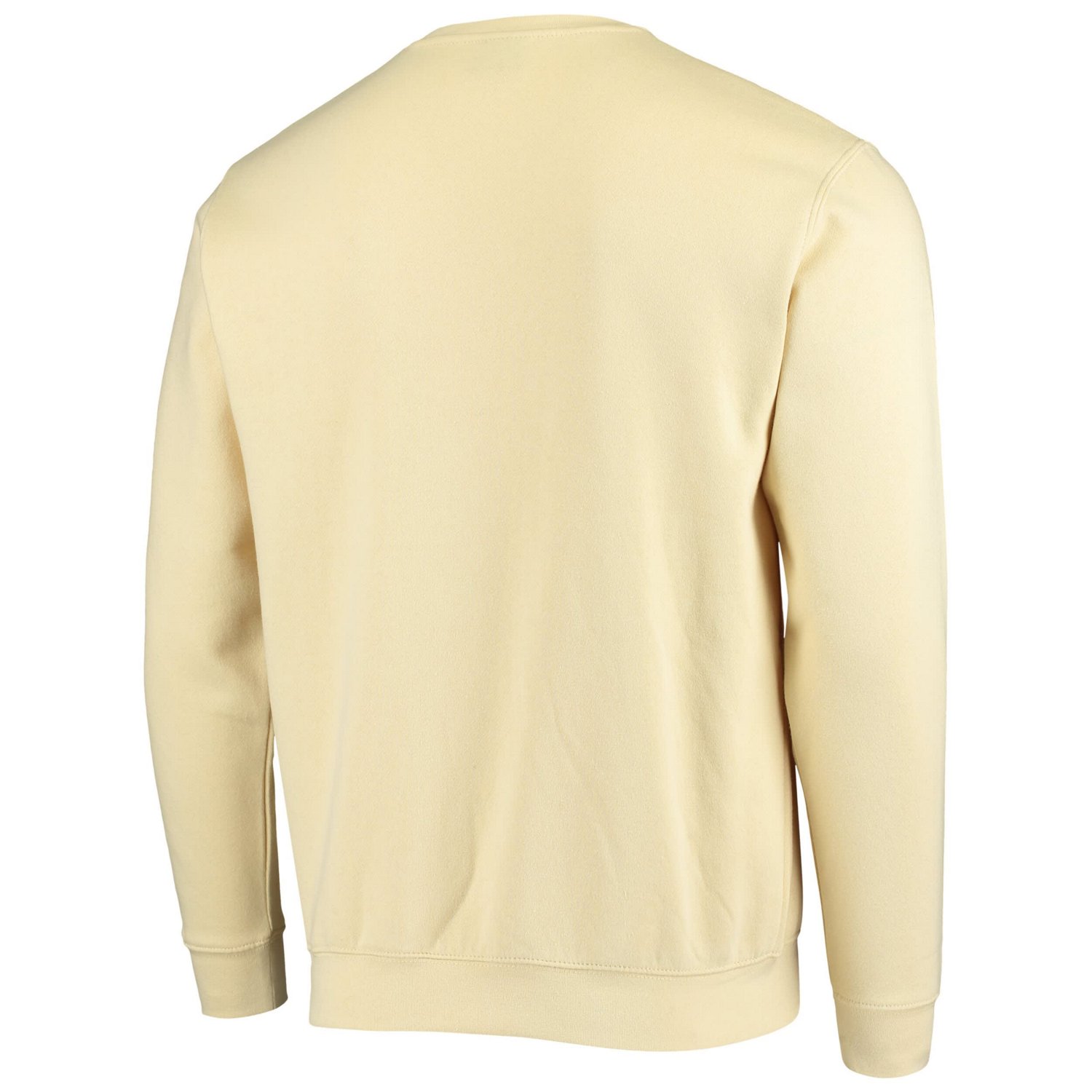 Colosseum Heathered Gray Georgia Tech Jackets Arch  Logo Tackle Twill Pullover Sweatshirt                                        - view number 3