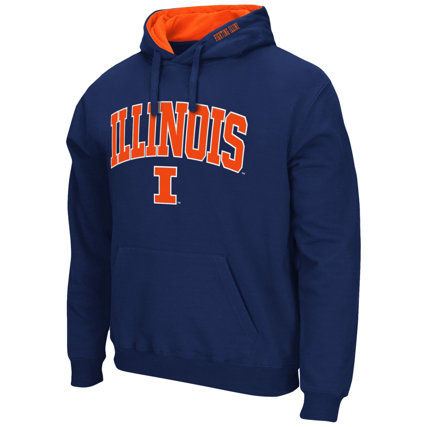 Colosseum Illinois Fighting Illini Arch  Logo 30 Pullover Hoodie                                                                 - view number 2