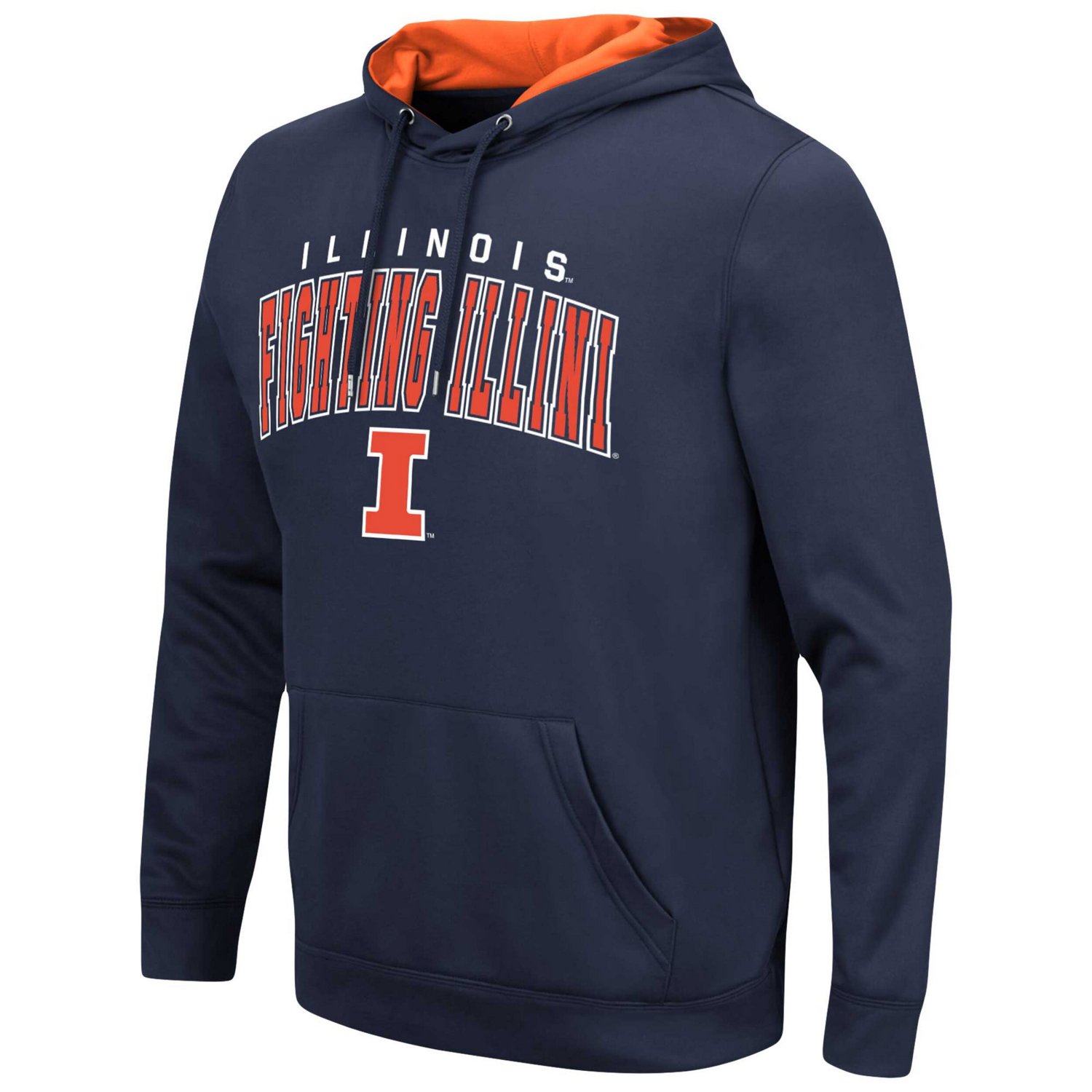 Colosseum Illinois Fighting Illini Resistance Pullover Hoodie - view number 2