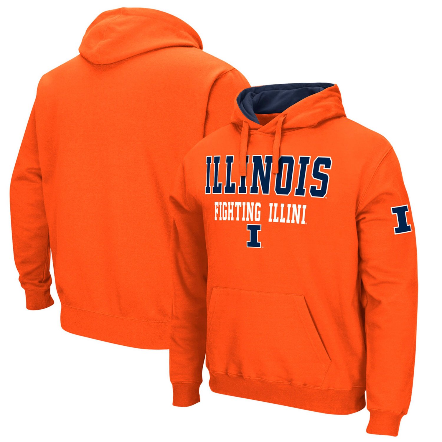 Colosseum Illinois Fighting Illini Sunrise Pullover Hoodie - view number 1