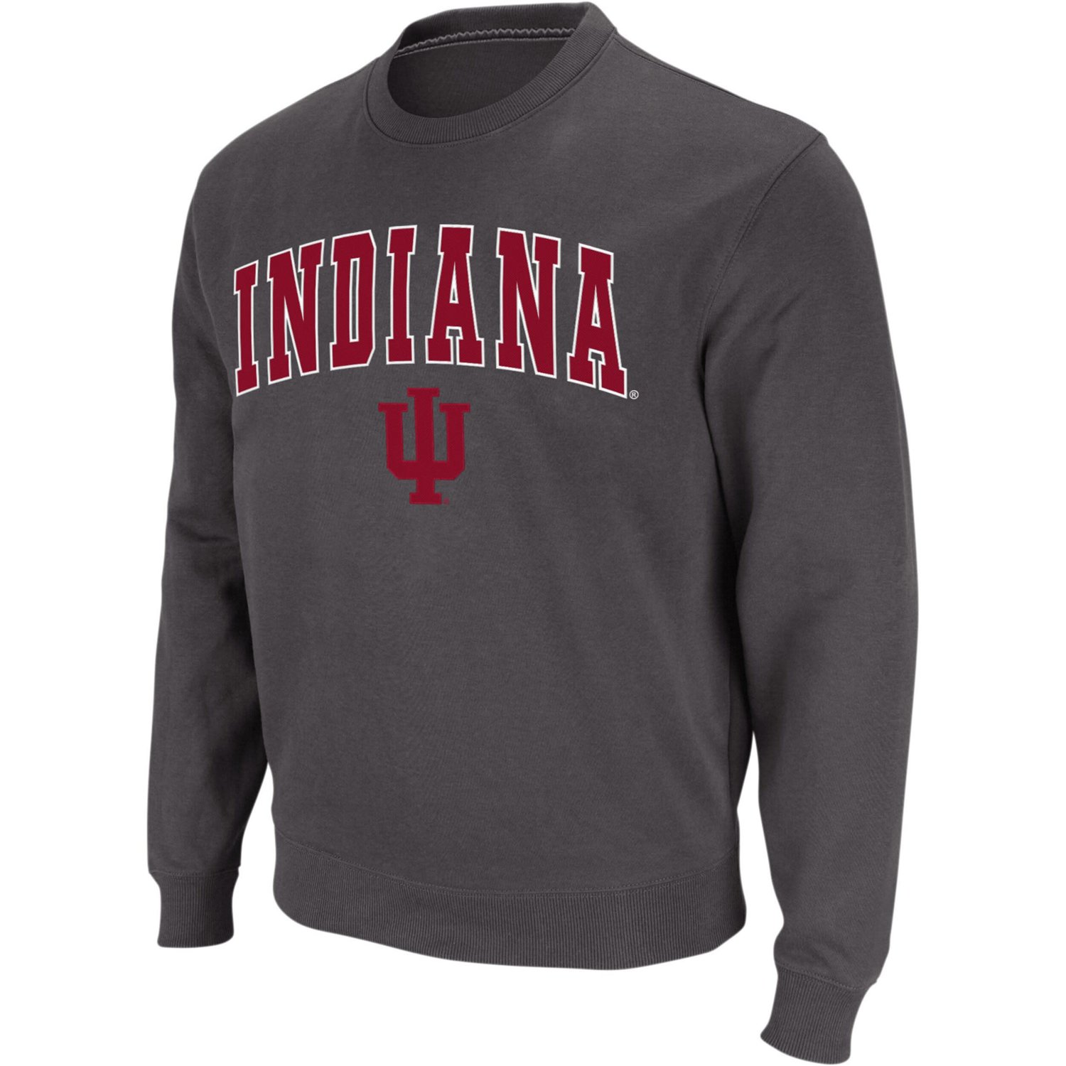 Colosseum Indiana Hoosiers Arch  Logo Crew Neck Sweatshirt                                                                       - view number 2