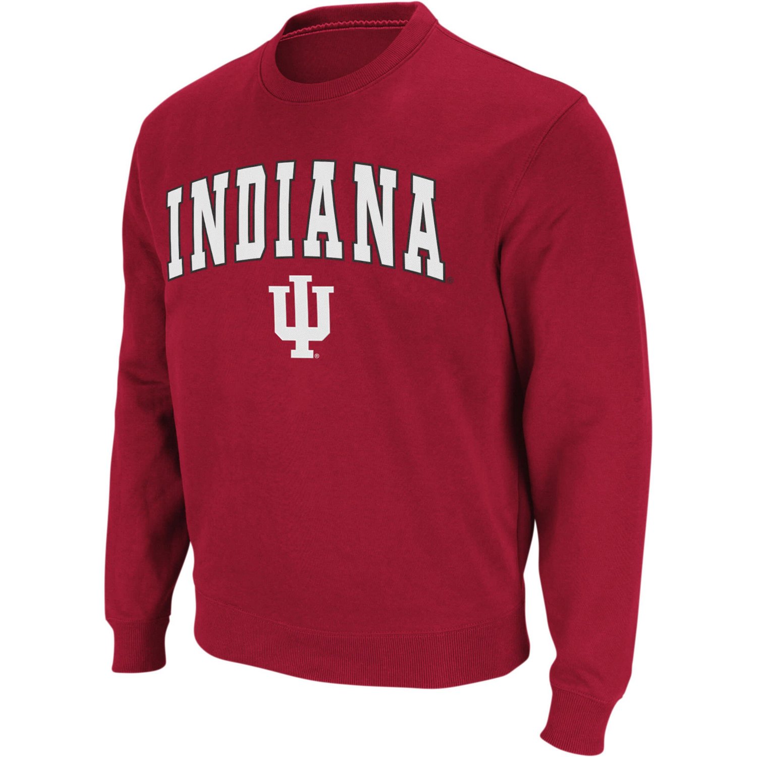 Colosseum Indiana Hoosiers Arch  Logo Crew Neck Sweatshirt                                                                       - view number 1