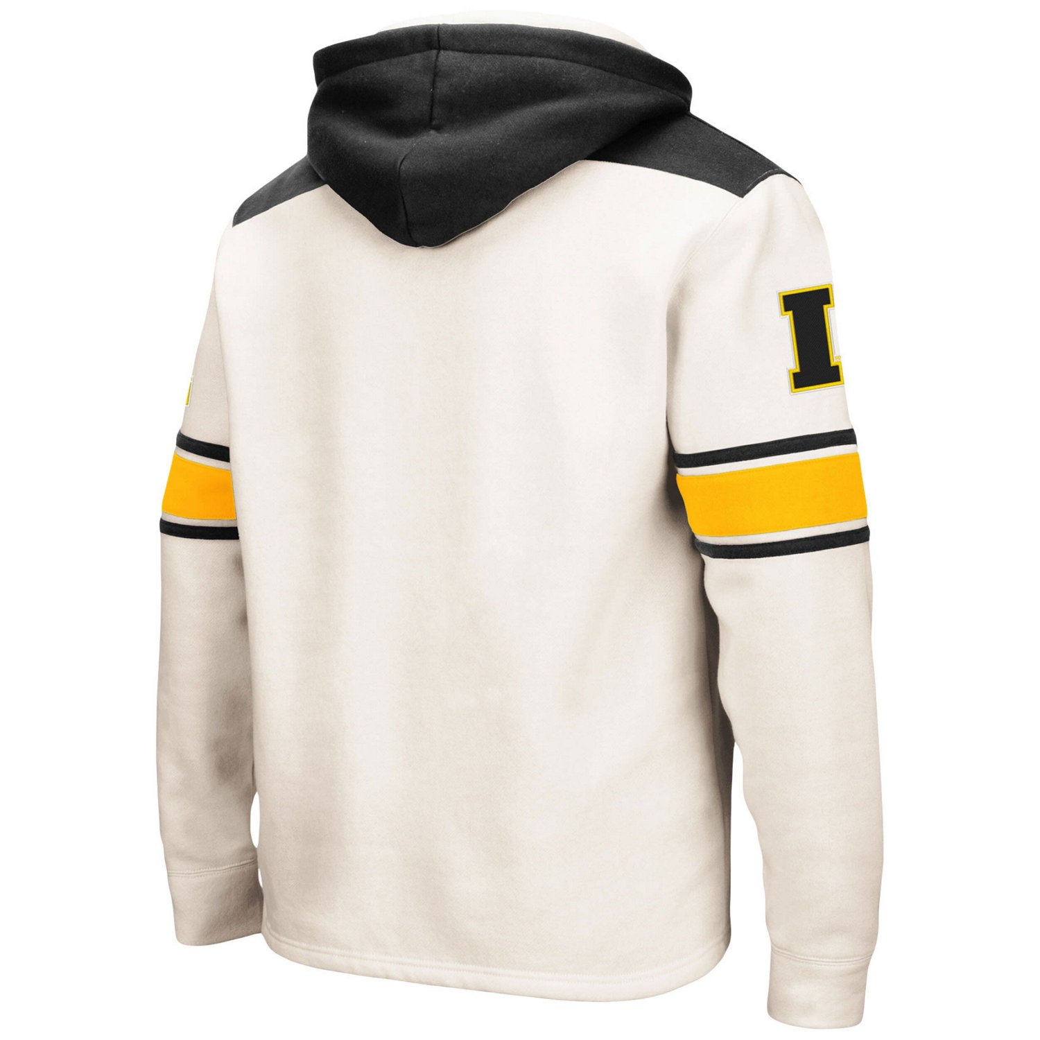 Colosseum Iowa Hawkeyes Big  Tall Hockey Lace-Up Pullover Hoodie                                                                 - view number 3