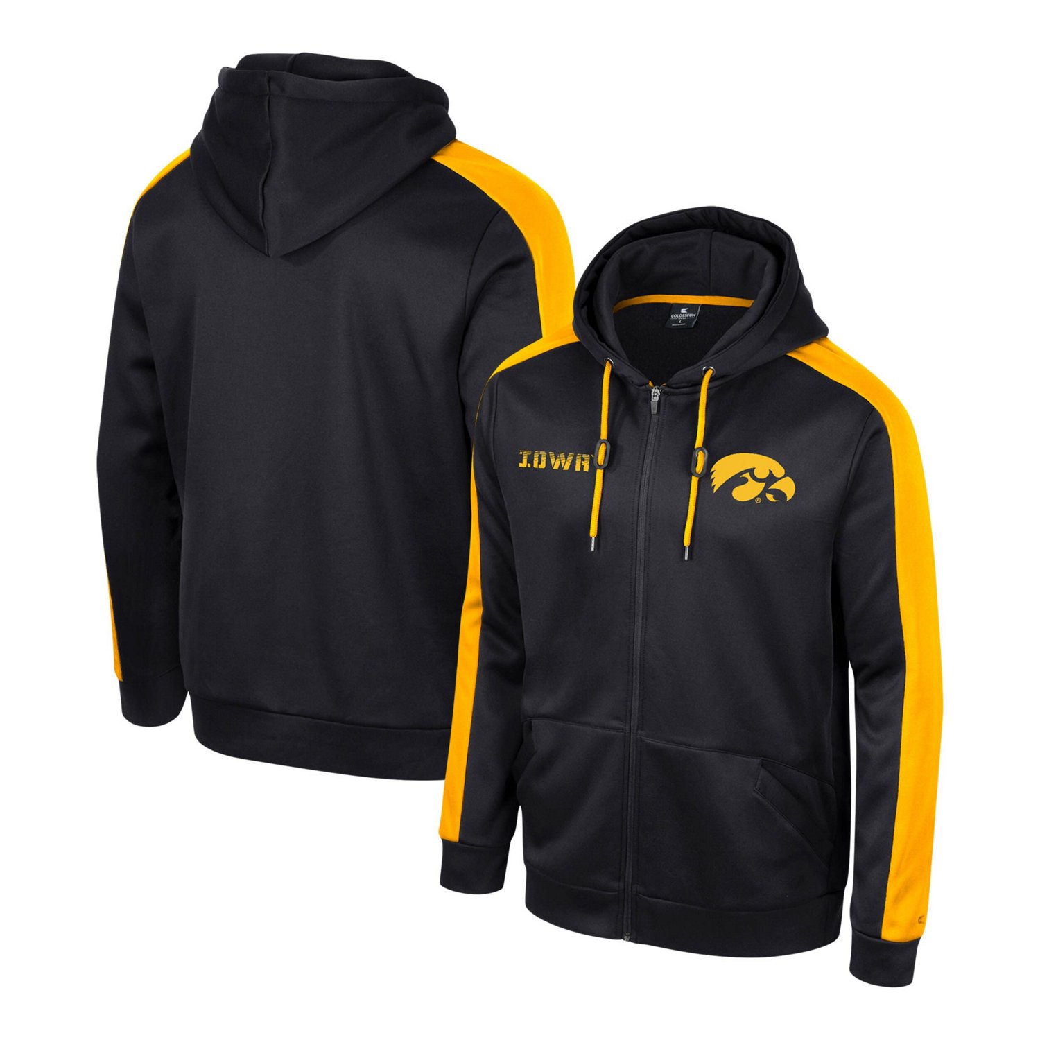 Colosseum Iowa Hawkeyes Reese Full-Zip Hoodie