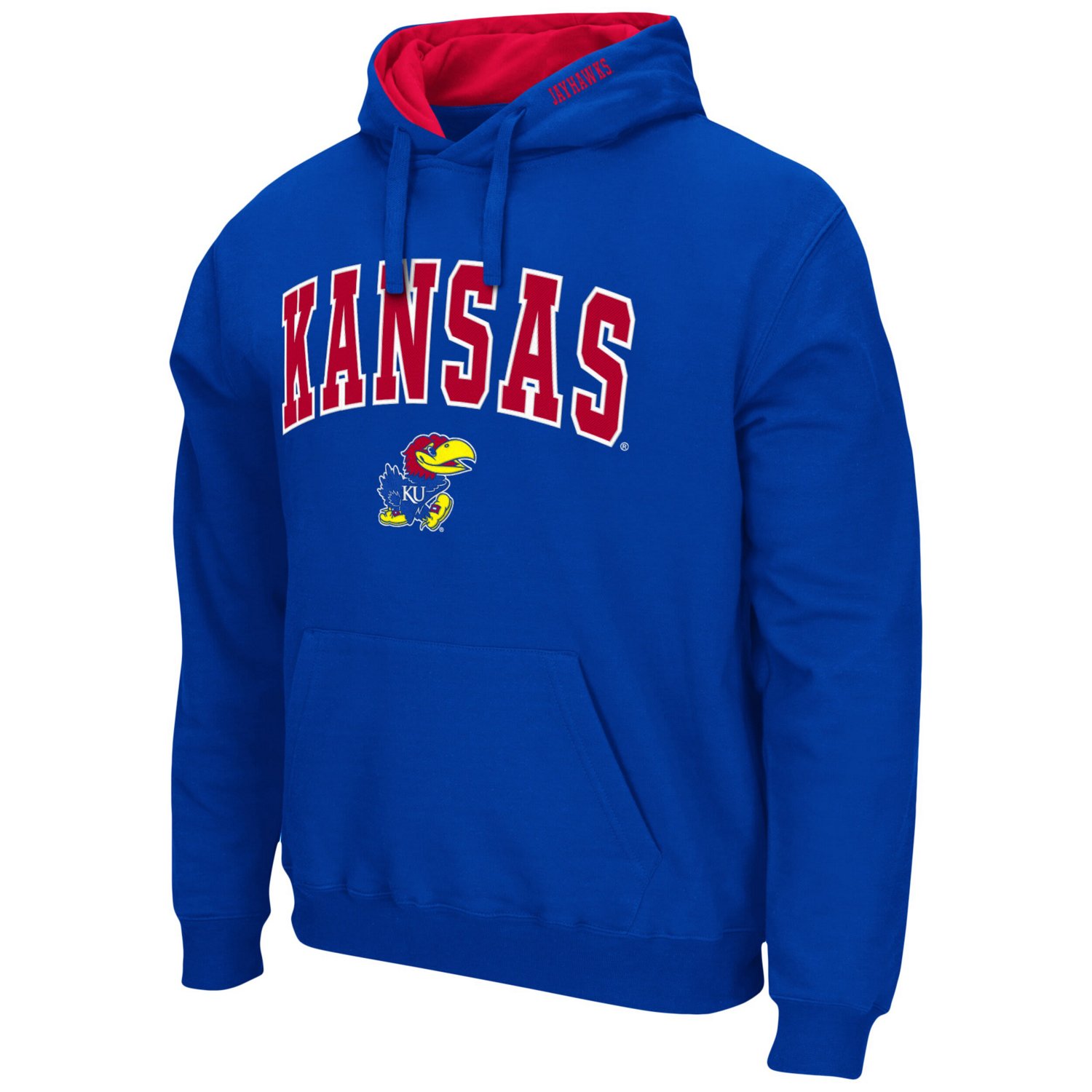 Colosseum Kansas Jayhawks Arch  Logo 30 Pullover Hoodie                                                                          - view number 2