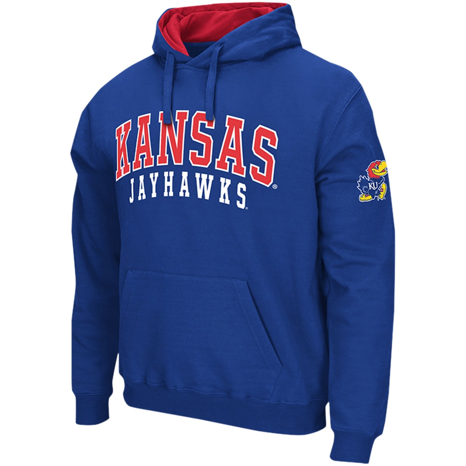 Colosseum Kansas Jayhawks Double Arch Pullover Hoodie