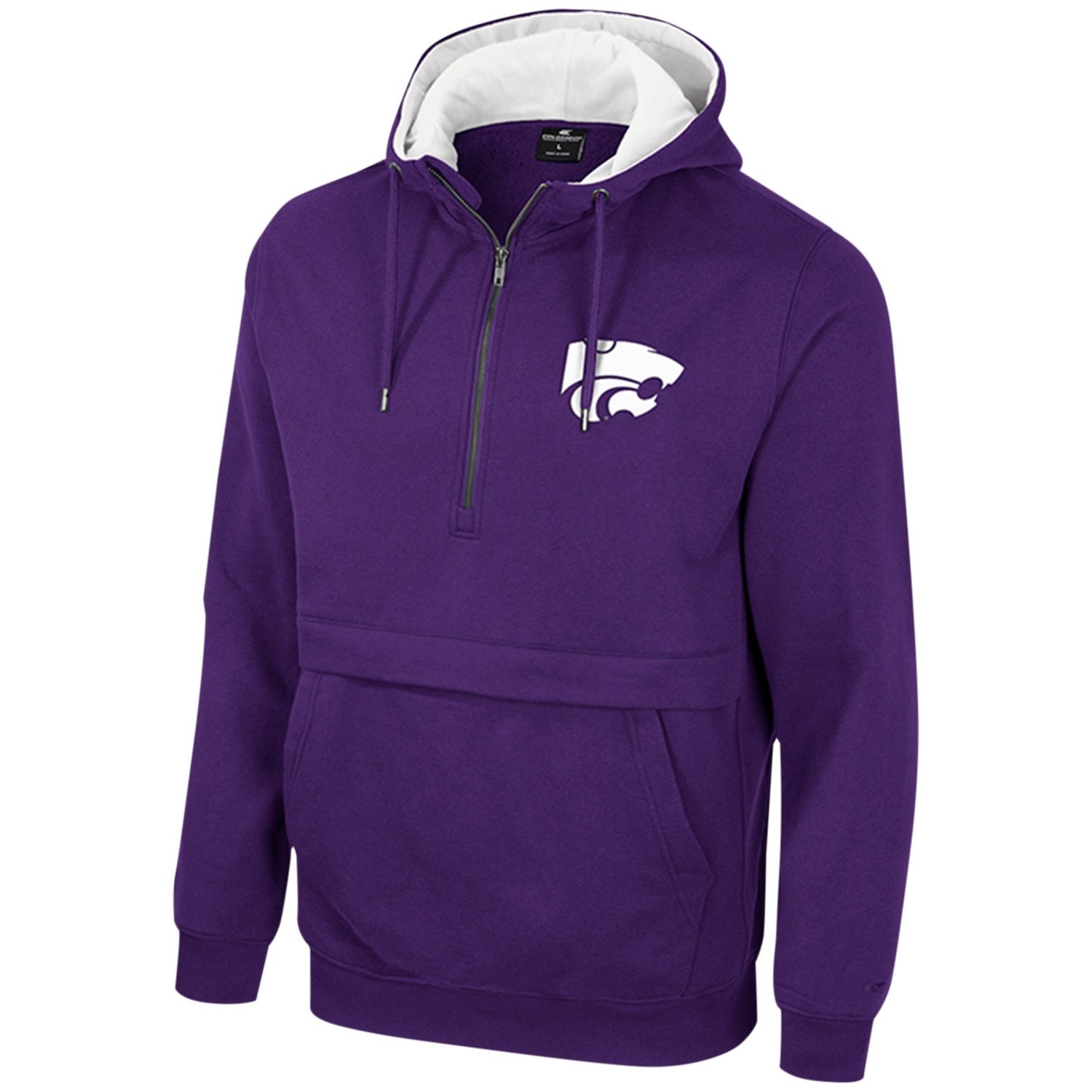 Colosseum Kansas State Wildcats Half-Zip Hoodie - view number 2
