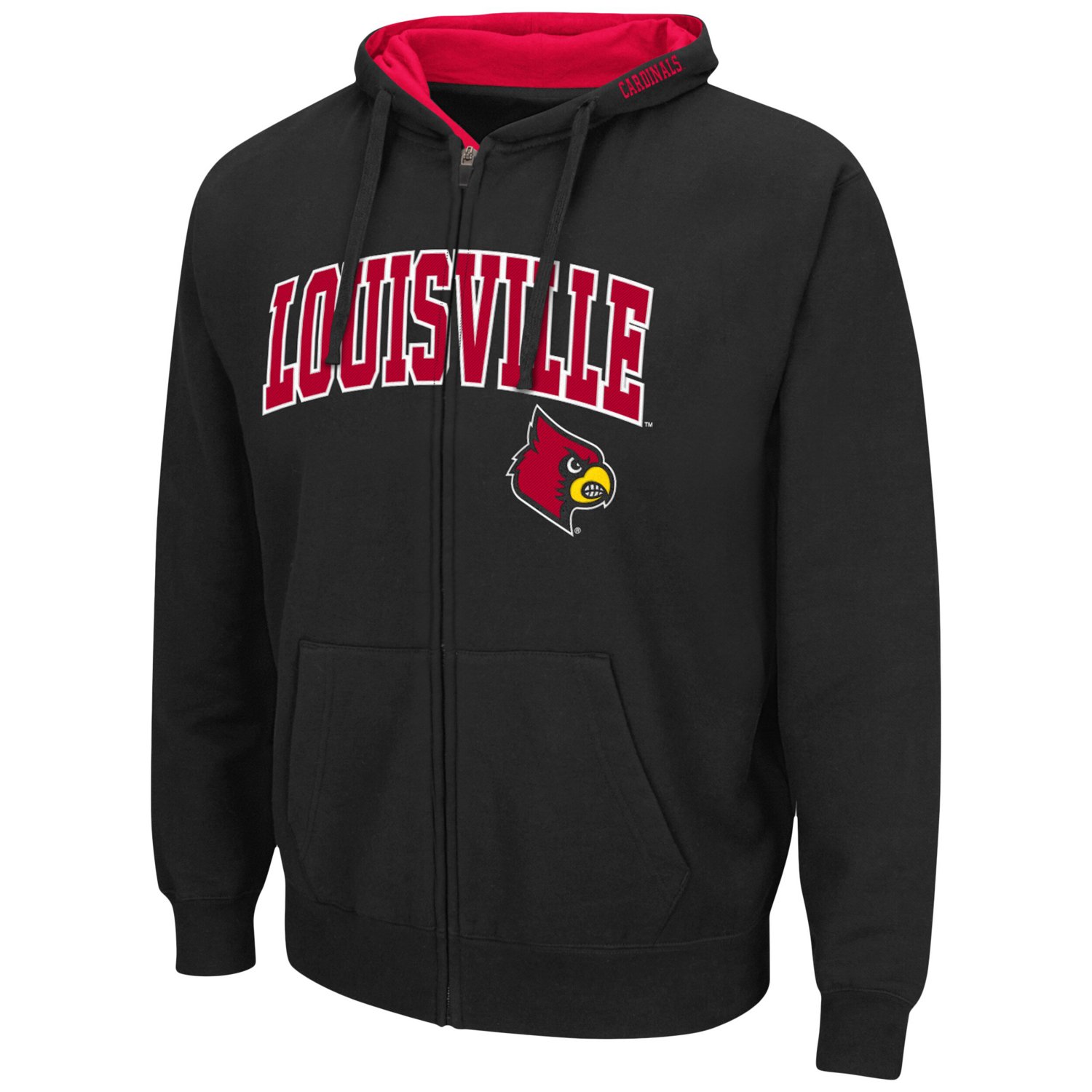 Colosseum Louisville Cardinals Arch  Logo 30 Full-Zip Hoodie                                                                     - view number 2