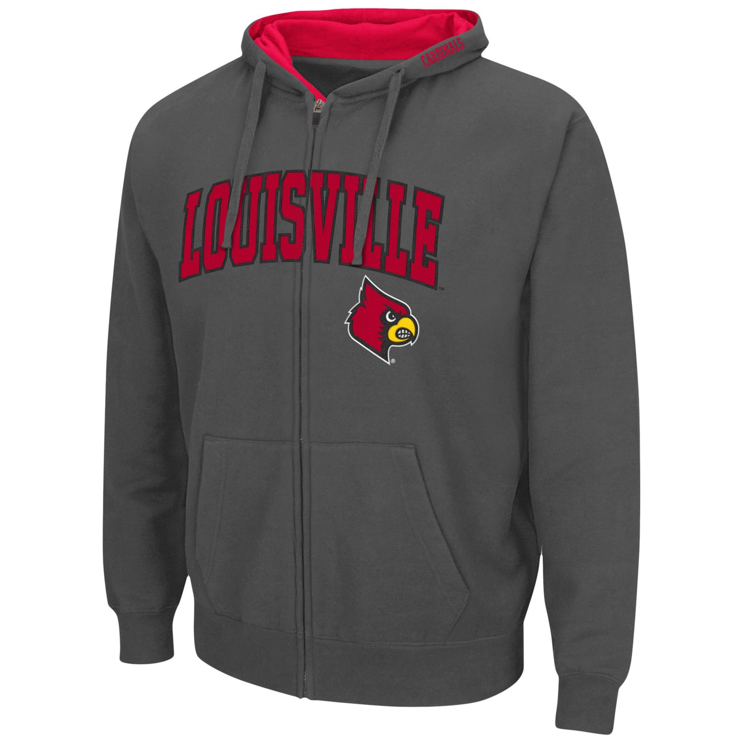 Colosseum Louisville Cardinals Arch  Logo 30 Full-Zip Hoodie                                                                     - view number 2