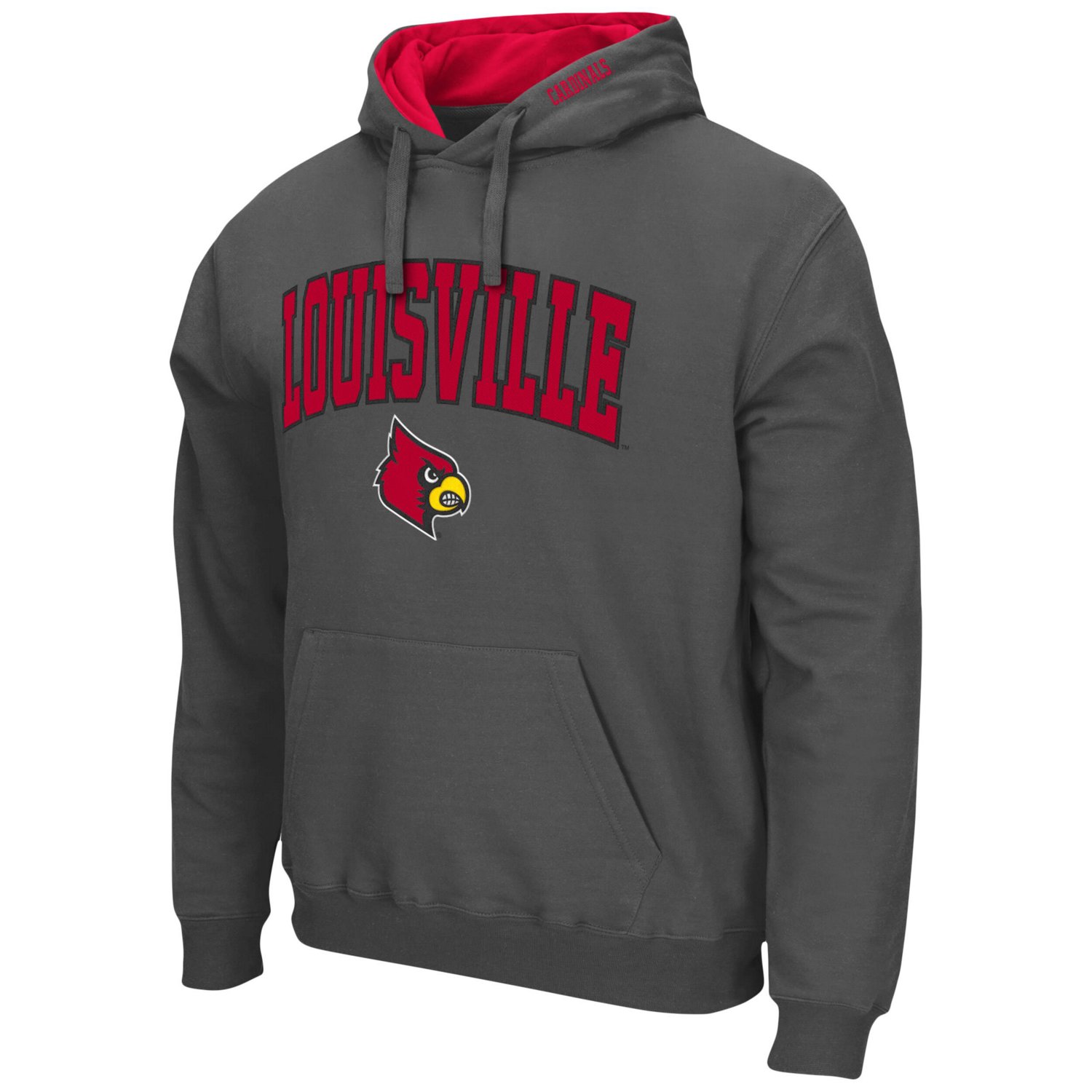 Colosseum Louisville Cardinals Arch  Logo 30 Pullover Hoodie                                                                     - view number 2