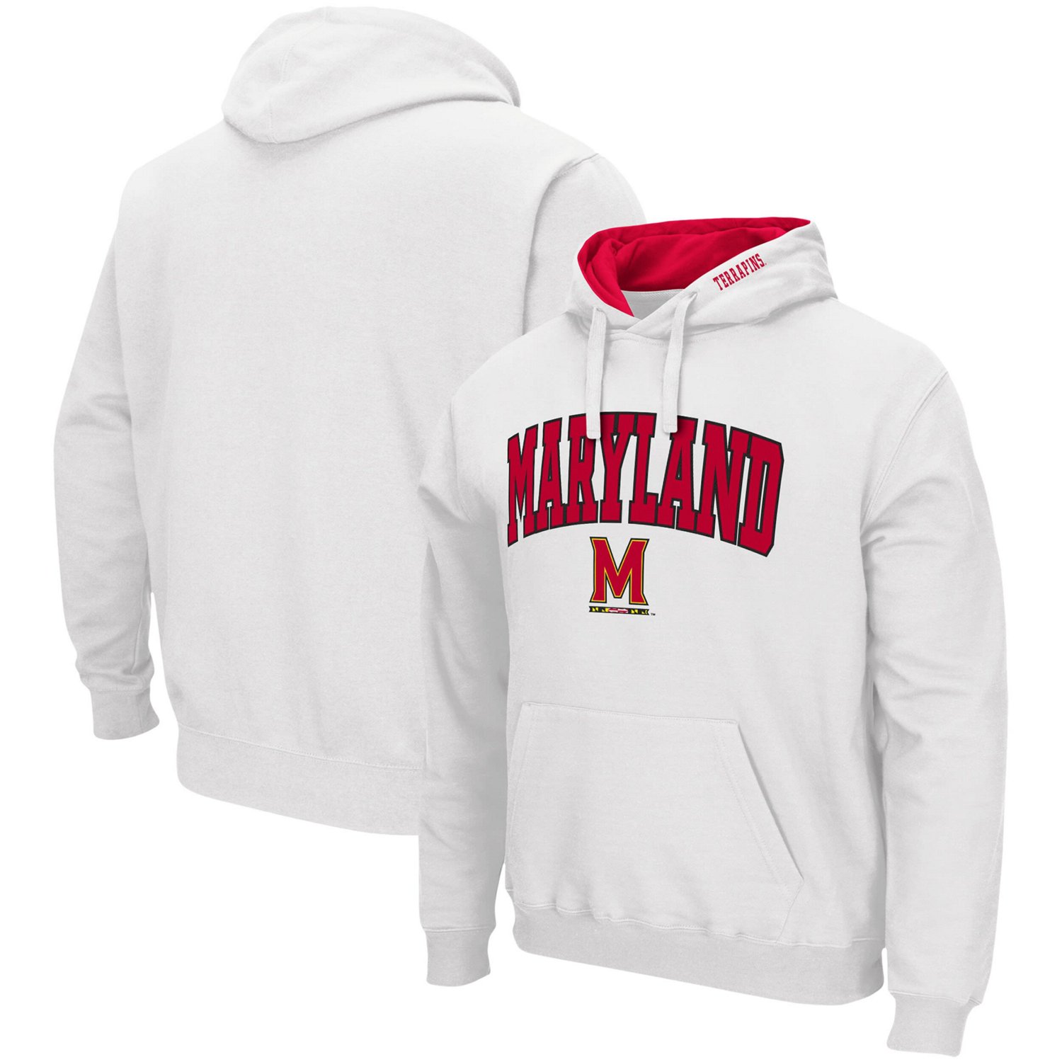 Colosseum Maryland Terrapins Arch  Logo 30 Pullover Hoodie                                                                       - view number 1