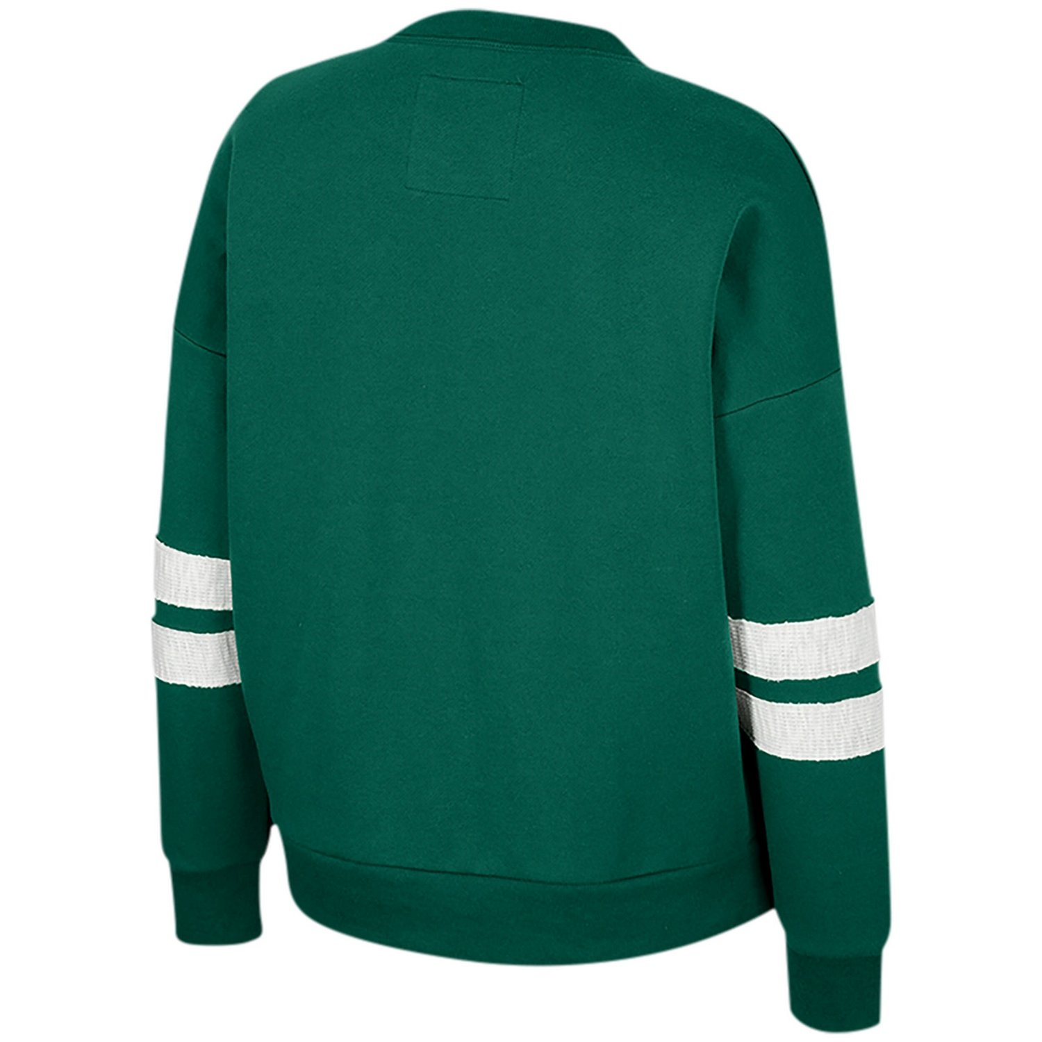 Colosseum Michigan State Spartans Perfect Date Notch Neck Pullover Sweatshirt