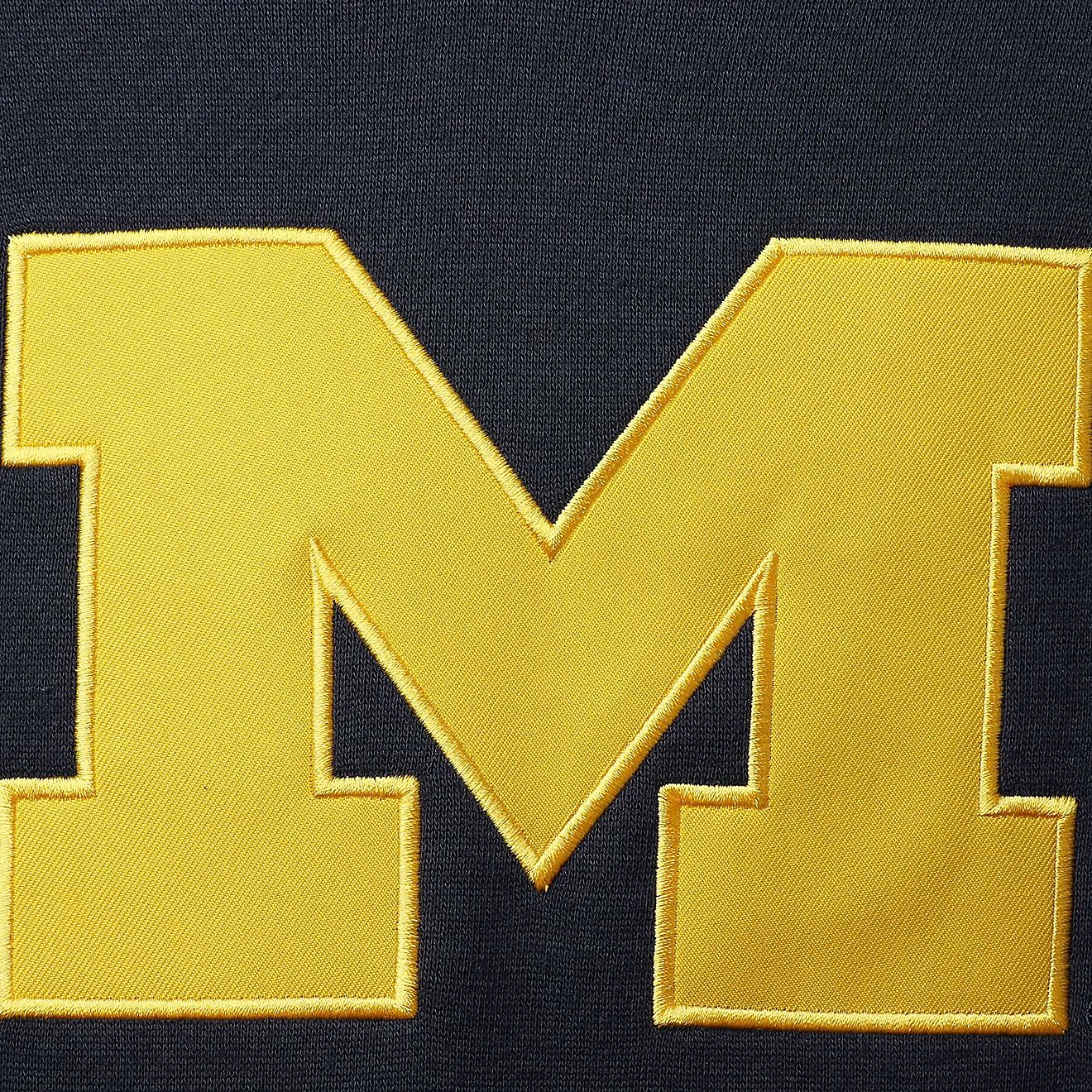 Colosseum Michigan Wolverines Big Logo Team Pullover Hoodie                                                                      - view number 3
