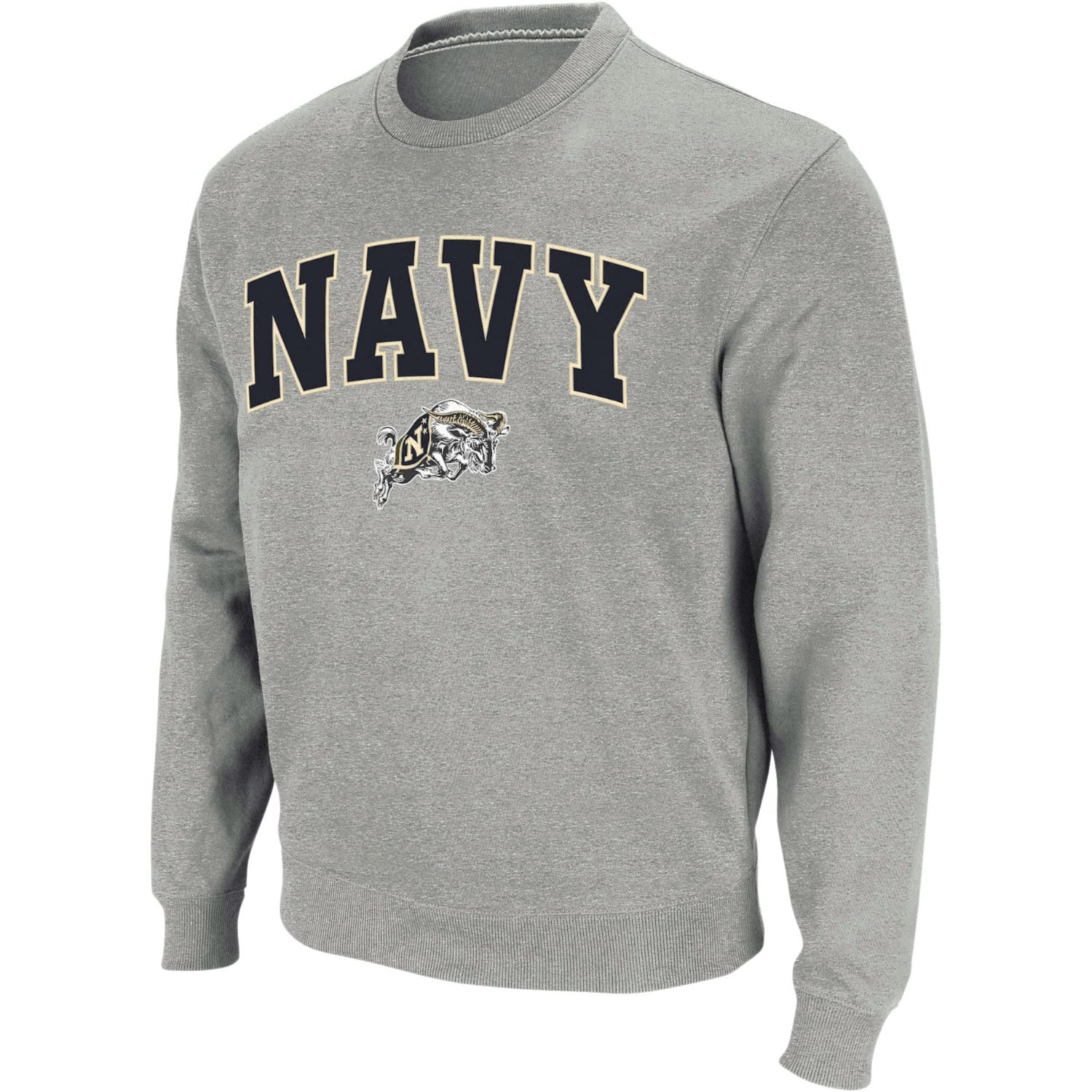 Colosseum Midshipmen Arch  Logo Crew Neck Sweatshirt