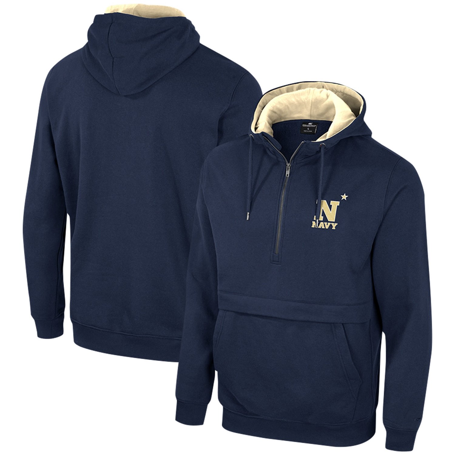 Colosseum Midshipmen Half-Zip Hoodie