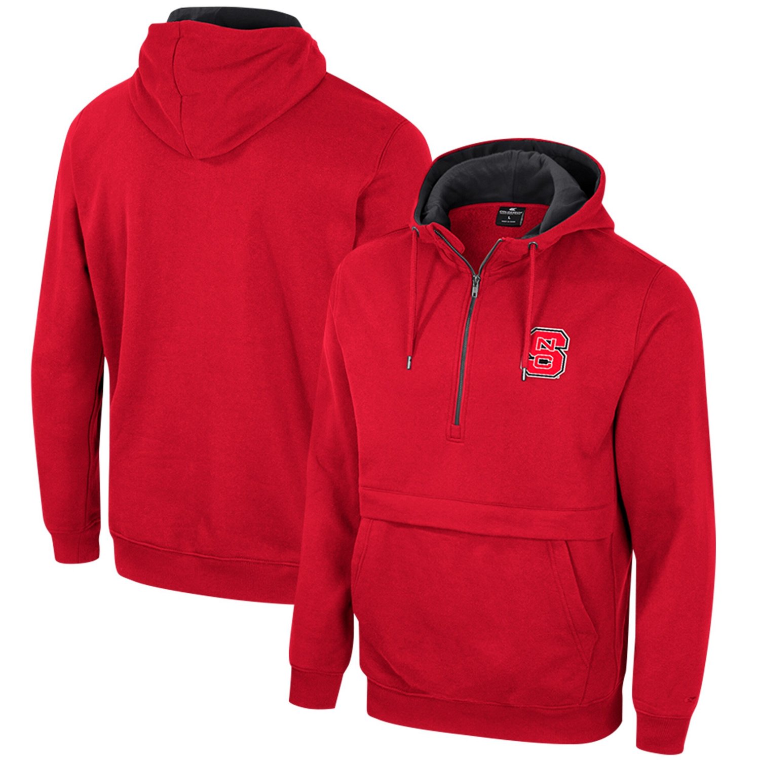 Colosseum NC State Wolfpack Half-Zip Hoodie                                                                                      - view number 1