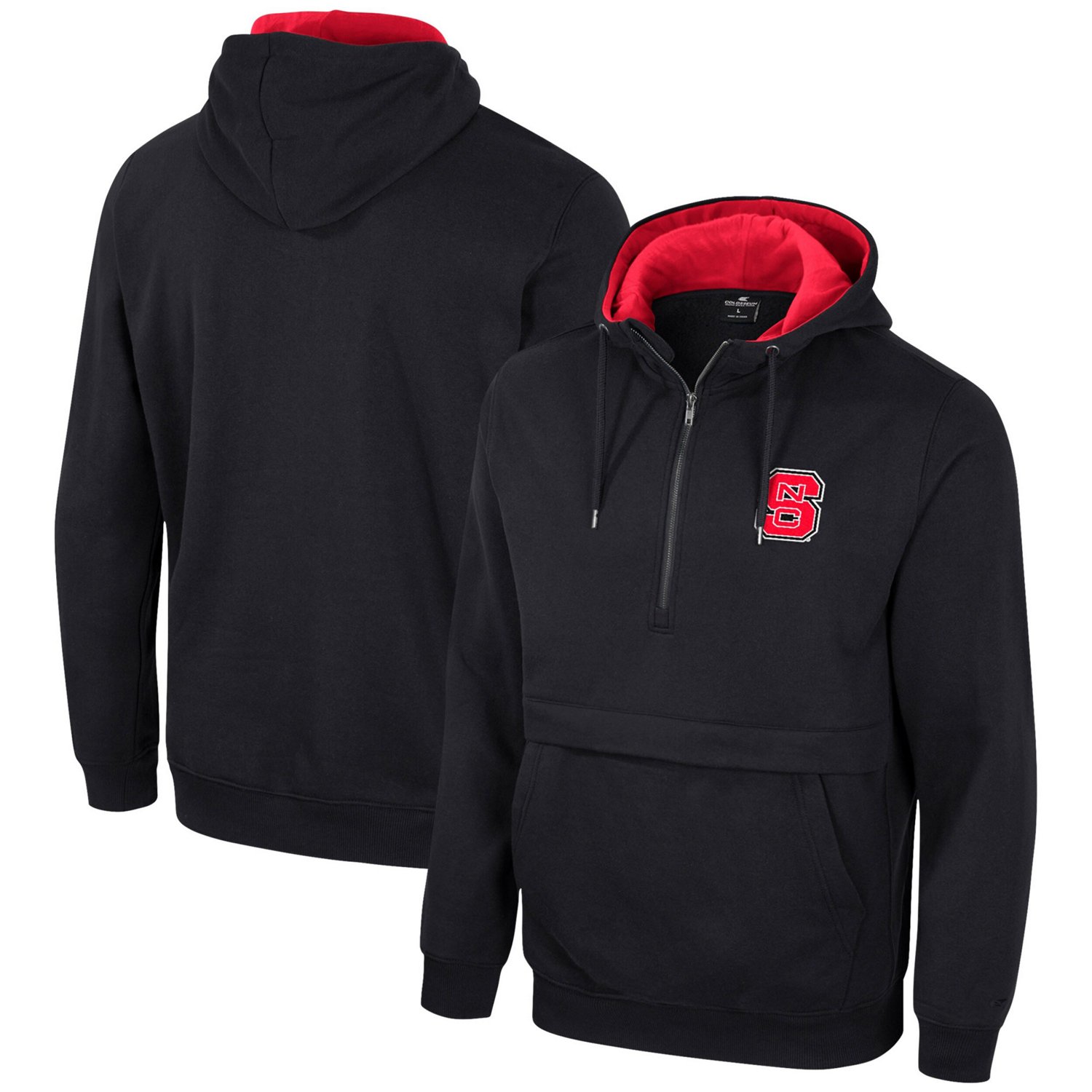 Colosseum NC State Wolfpack Half-Zip Hoodie                                                                                      - view number 1