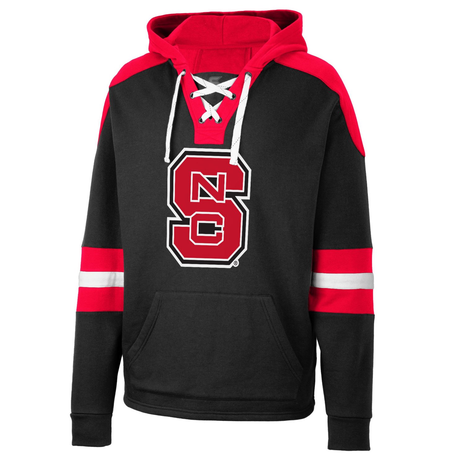 Colosseum NC State Wolfpack Lace-Up 40 Pullover Hoodie                                                                           - view number 2