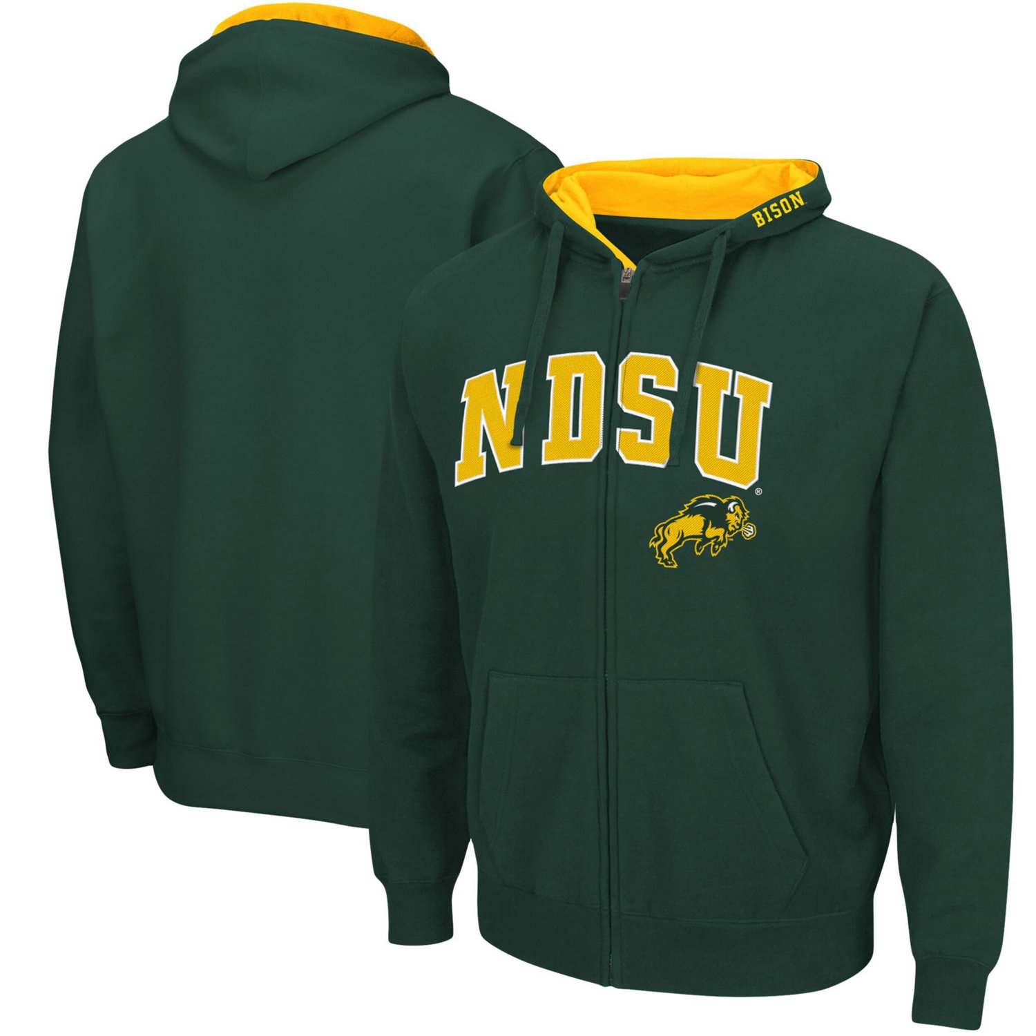 Colosseum NDSU Bison Arch  Logo 30 Full-Zip Hoodie - view number 1