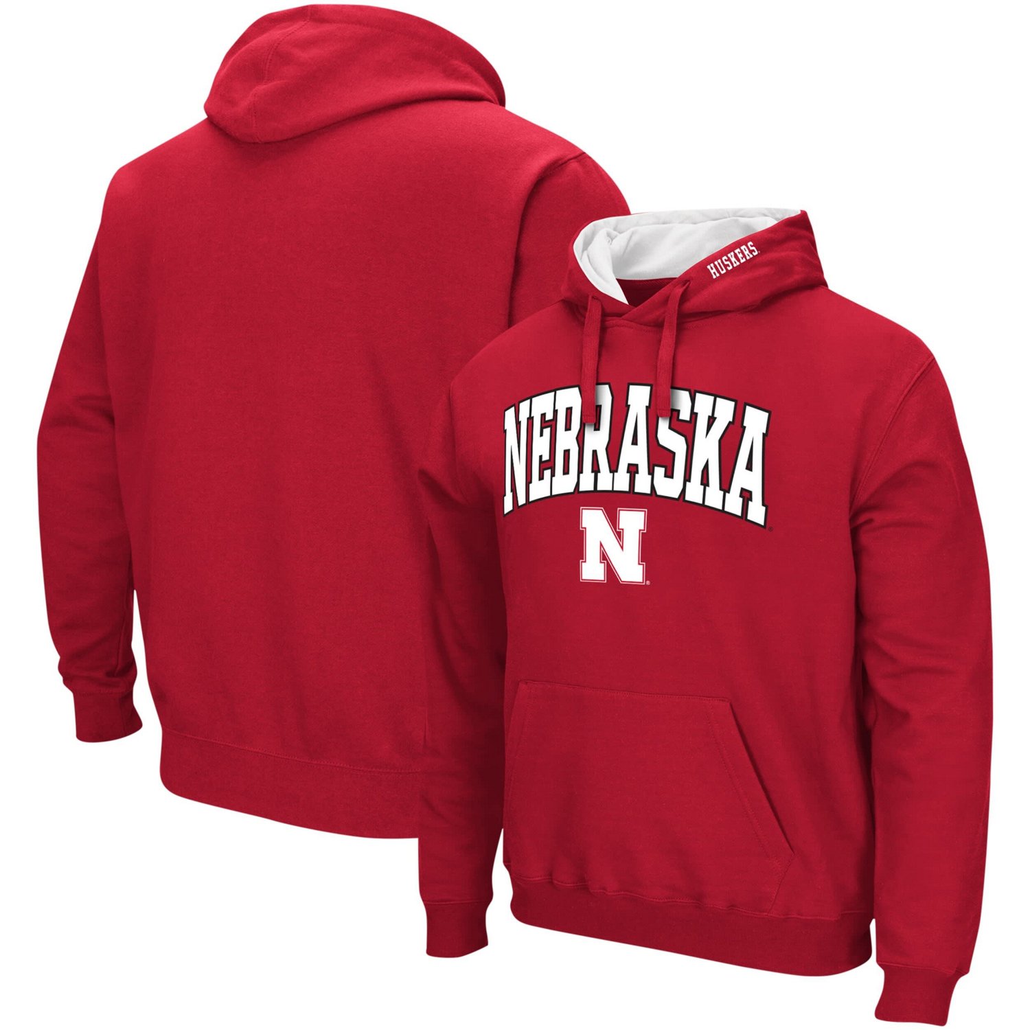 Colosseum Nebraska Huskers Arch  Logo 30 Pullover Hoodie
