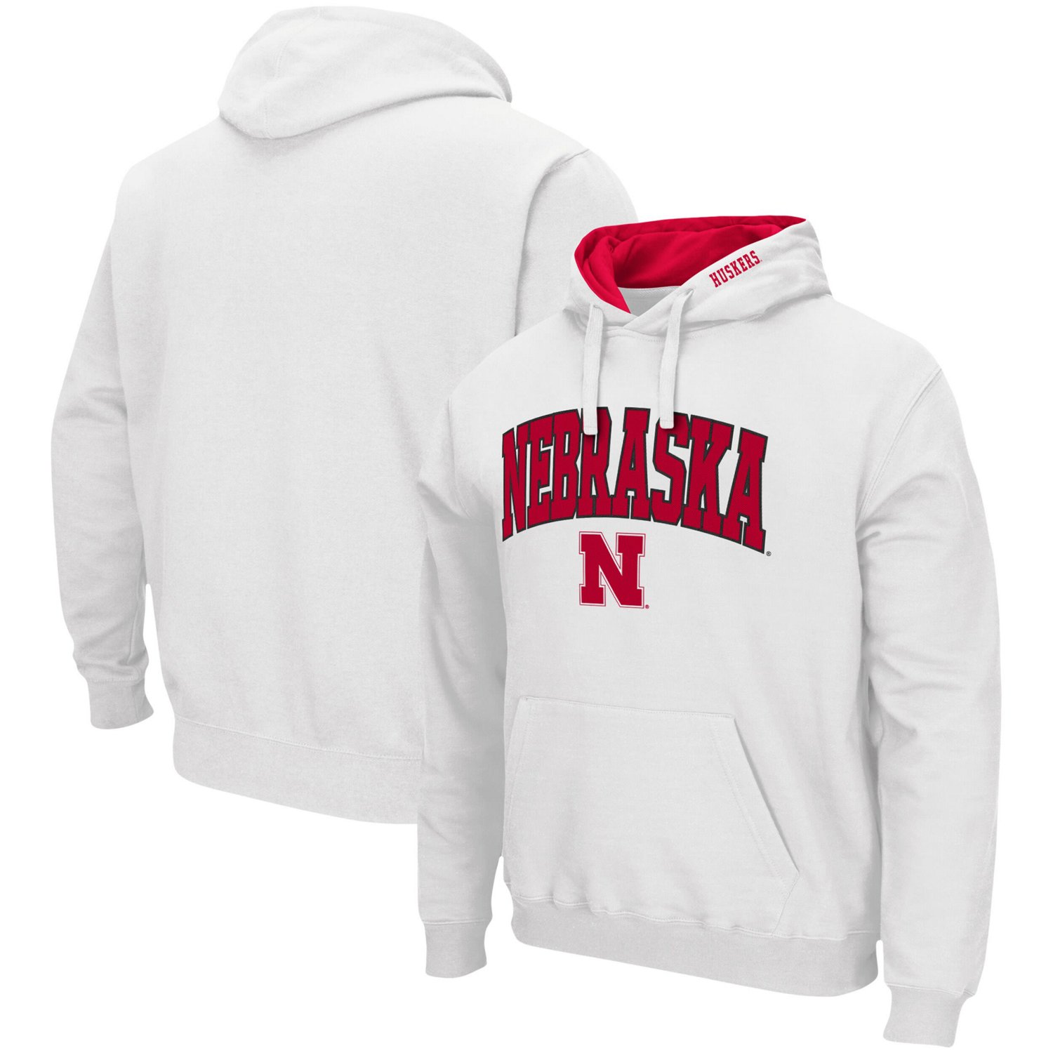 Colosseum Nebraska Huskers Arch  Logo 30 Pullover Hoodie