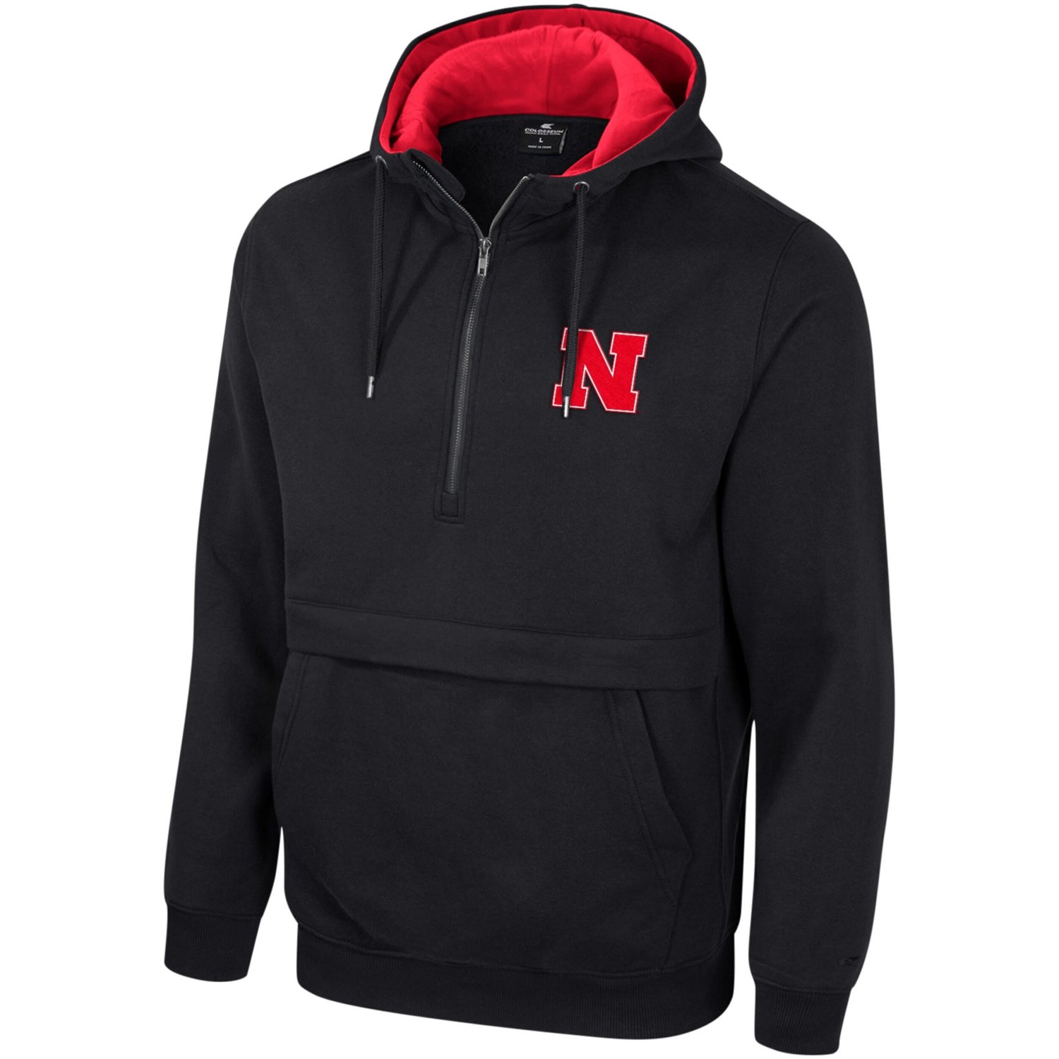 Colosseum Nebraska Huskers Half-Zip Hoodie                                                                                       - view number 2