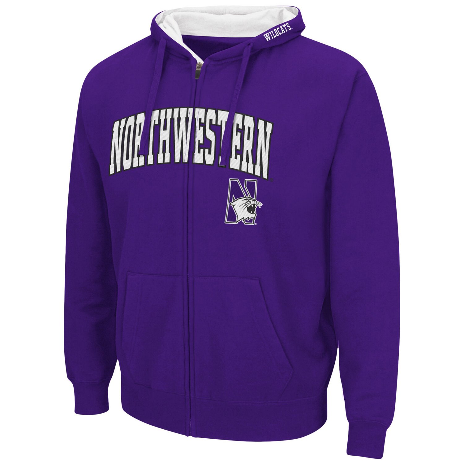 Colosseum Northwestern Wildcats Arch  Logo 30 Full-Zip Hoodie                                                                    - view number 2