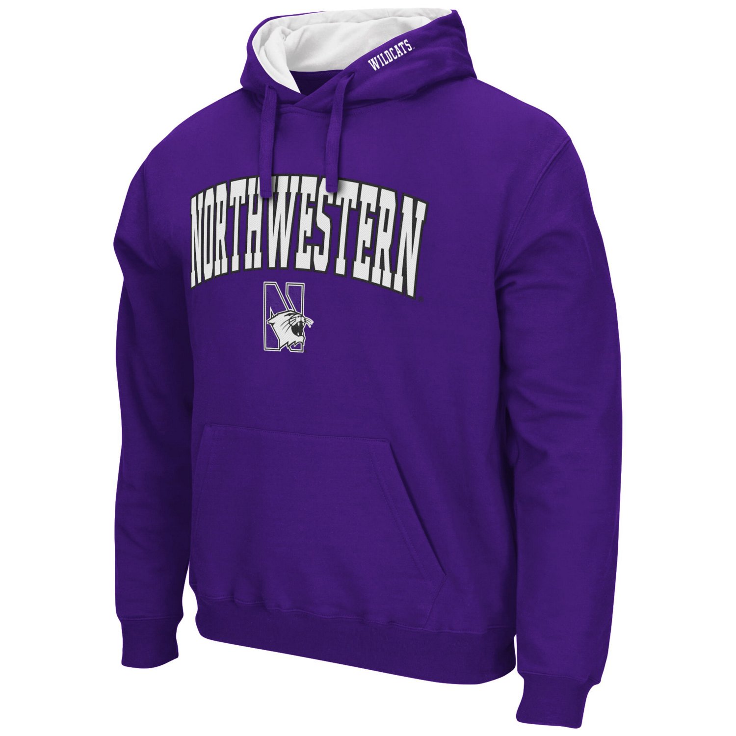 Colosseum Northwestern Wildcats Arch  Logo 30 Pullover Hoodie                                                                    - view number 2