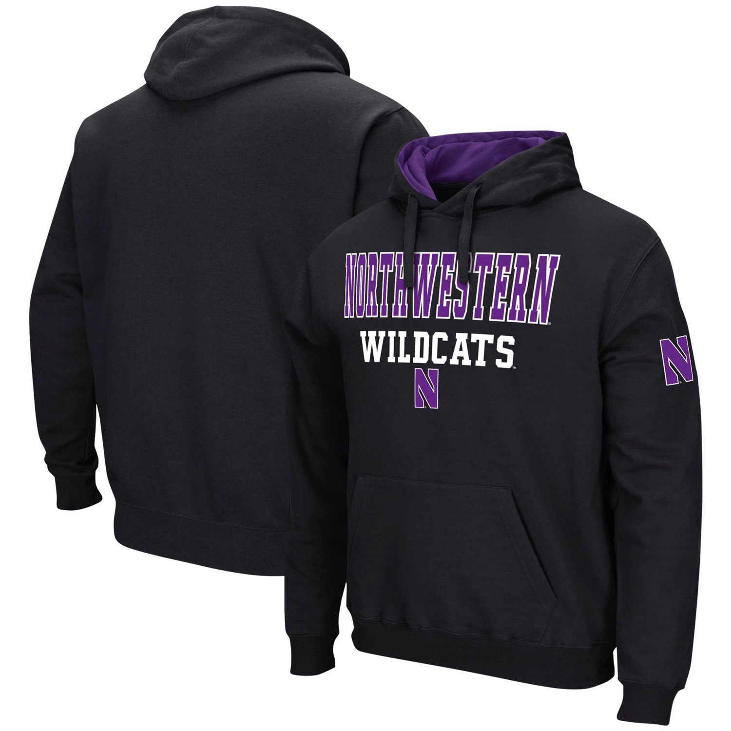 Colosseum Northwestern Wildcats Sunrise Pullover Hoodie