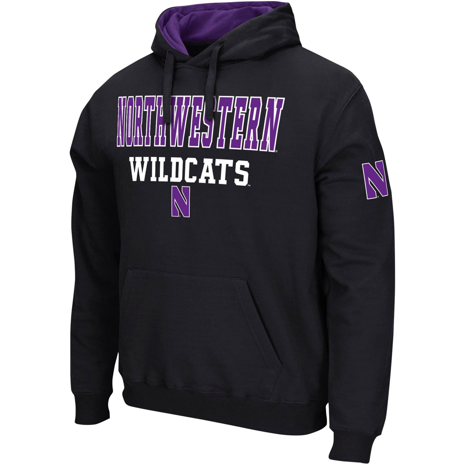 Colosseum Northwestern Wildcats Sunrise Pullover Hoodie                                                                          - view number 2