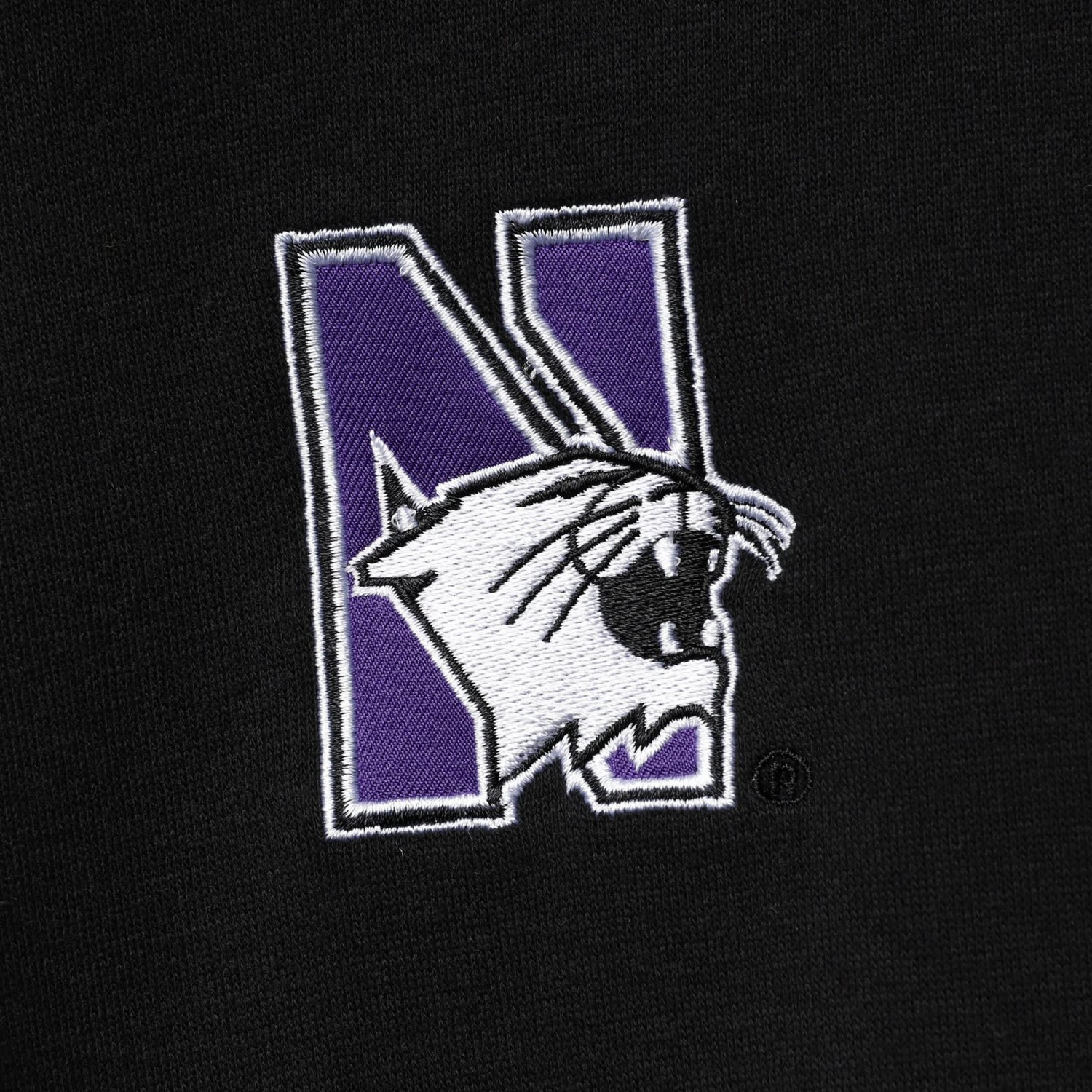 Colosseum Northwestern Wildcats Tortugas Logo Quarter-Zip Jacket                                                                 - view number 4