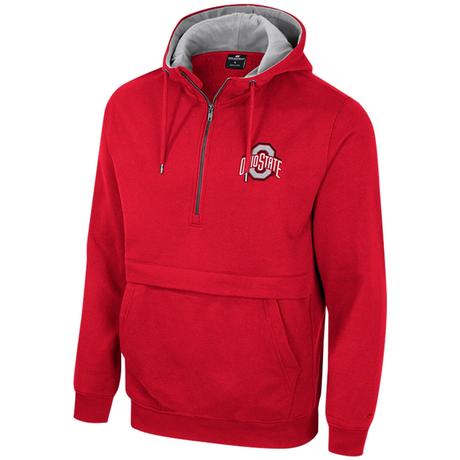 Colosseum Ohio State Buckeyes Half-Zip Hoodie - view number 2