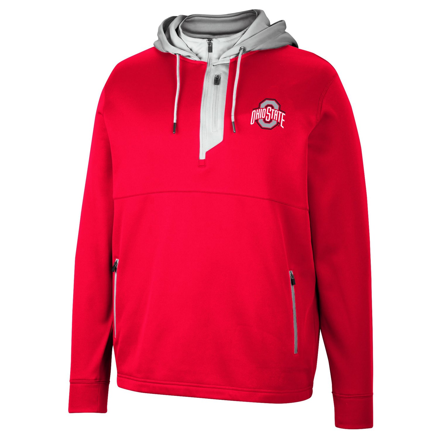 Colosseum Ohio State Buckeyes Luge 30 Quarter-Zip Hoodie                                                                         - view number 2