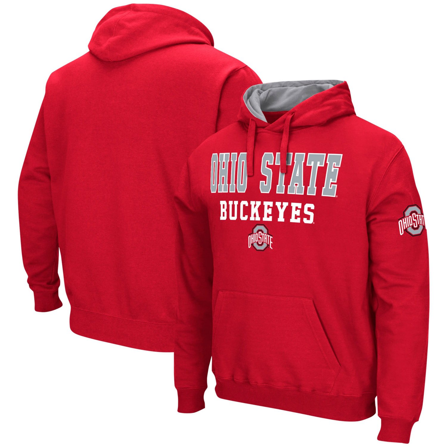Colosseum Ohio State Buckeyes Sunrise Pullover Hoodie - view number 1
