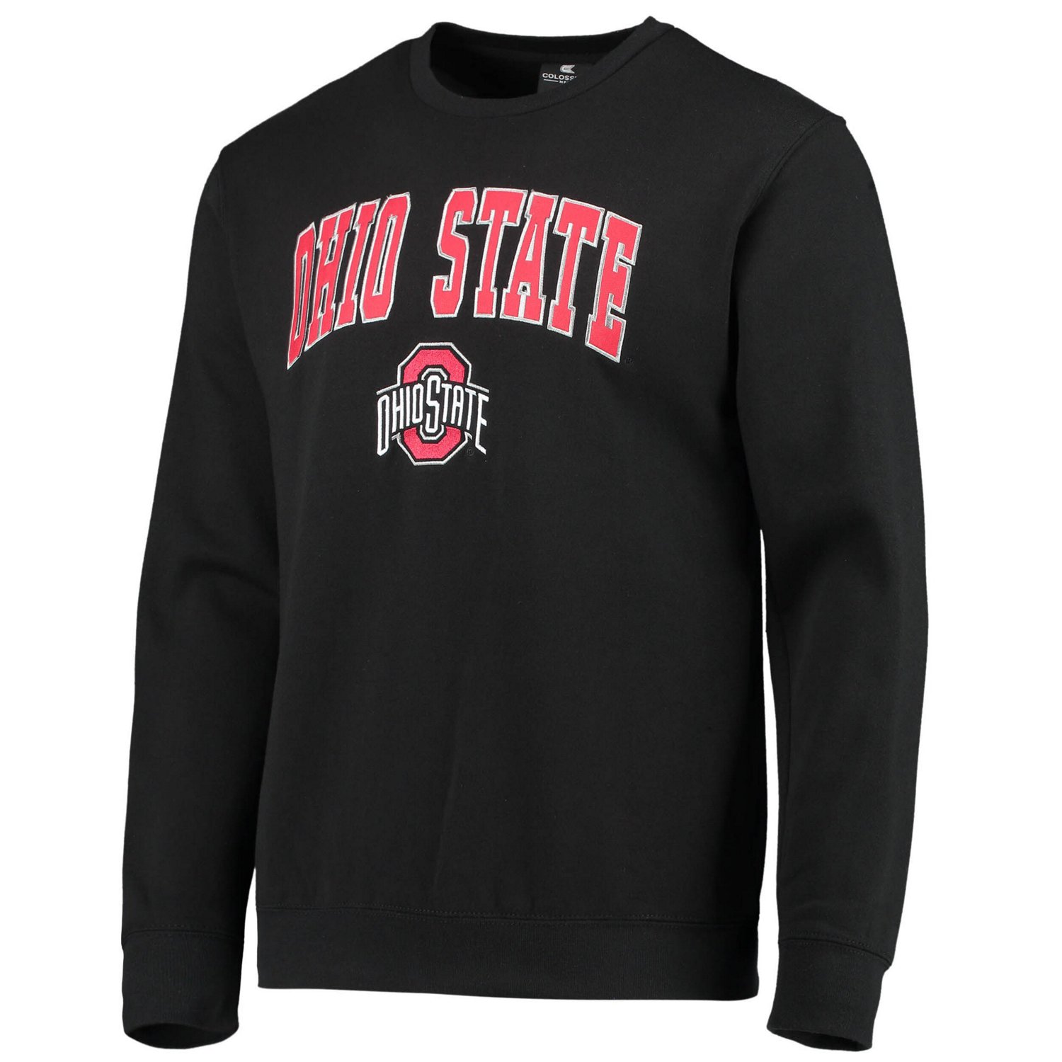 Colosseum Ohio State Buckeyes Team Arch  Logo Tackle Twill Pullover Sweatshirt - view number 2