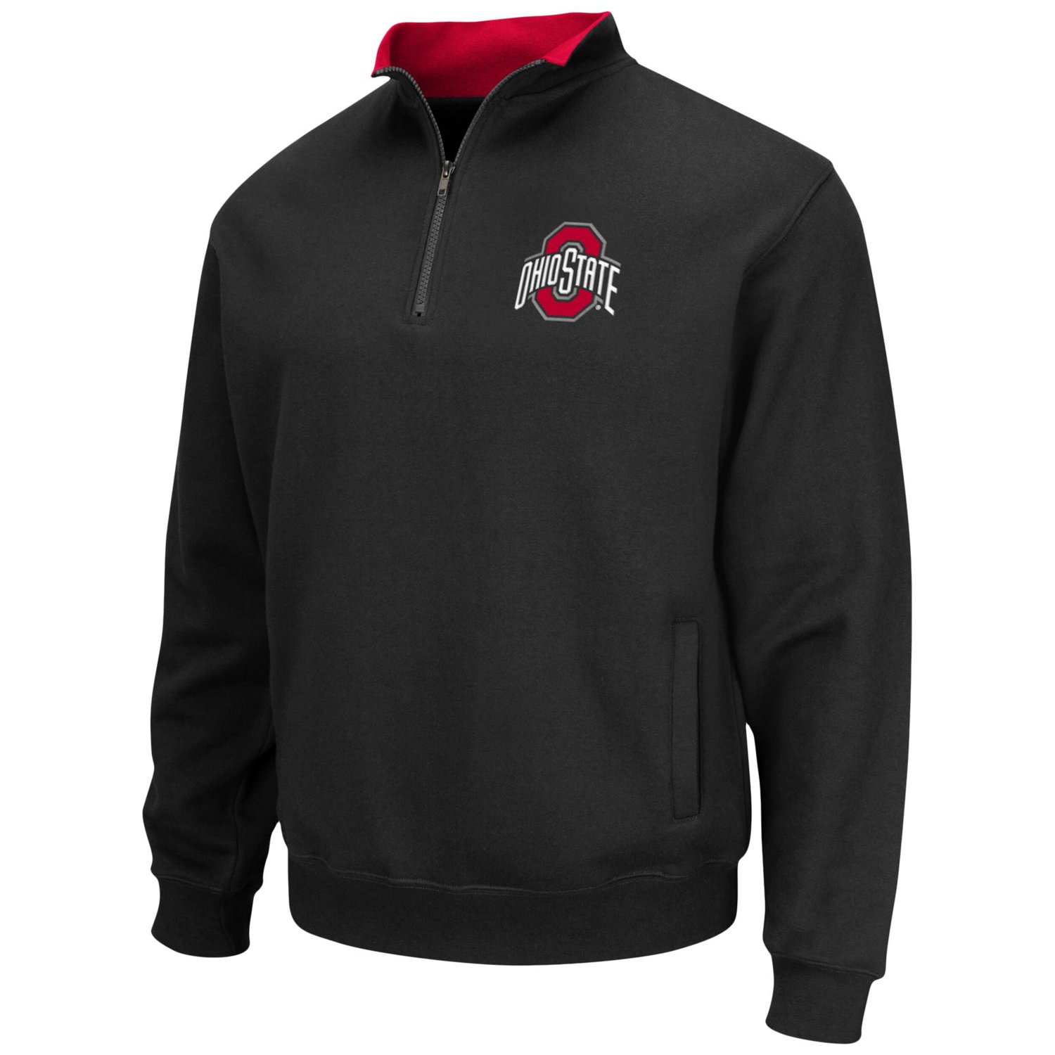 Colosseum Ohio State Buckeyes Tortugas Team Logo Quarter-Zip Jacket