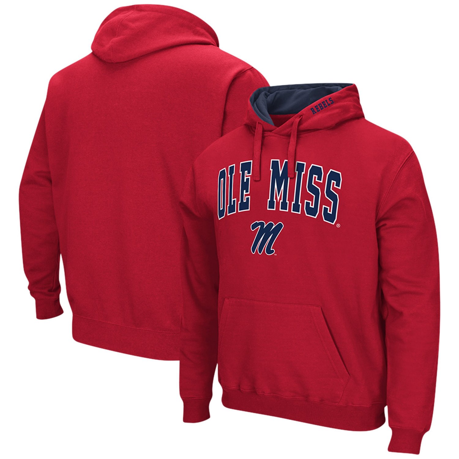 Colosseum Ole Miss Rebels Arch  Logo 30 Pullover Hoodie                                                                          - view number 1