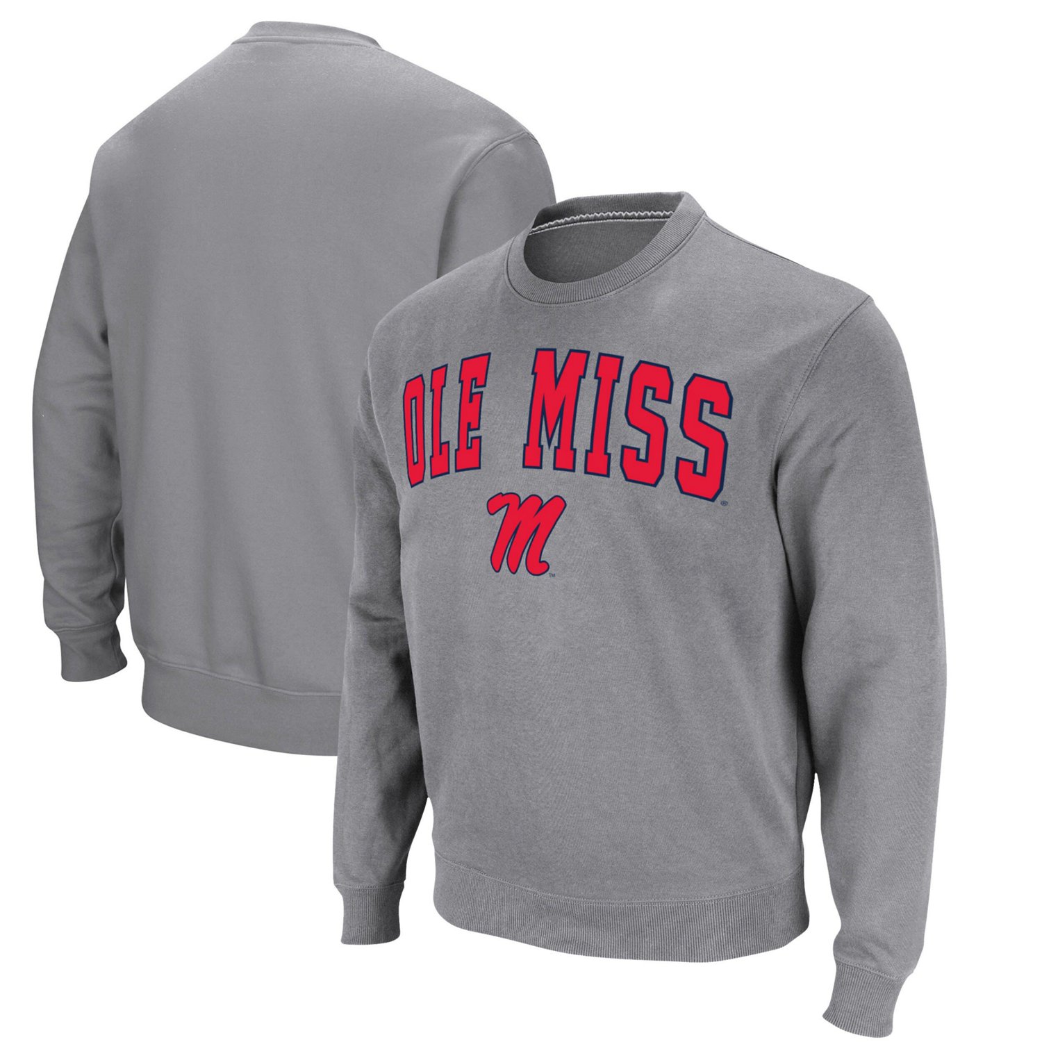 Colosseum Ole Miss Rebels Arch  Logo Pullover Sweatshirt                                                                         - view number 1