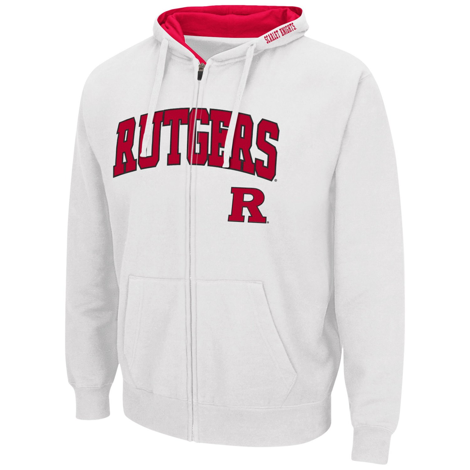 Colosseum Rutgers Scarlet Knights Arch  Logo 30 Full-Zip Hoodie                                                                  - view number 2